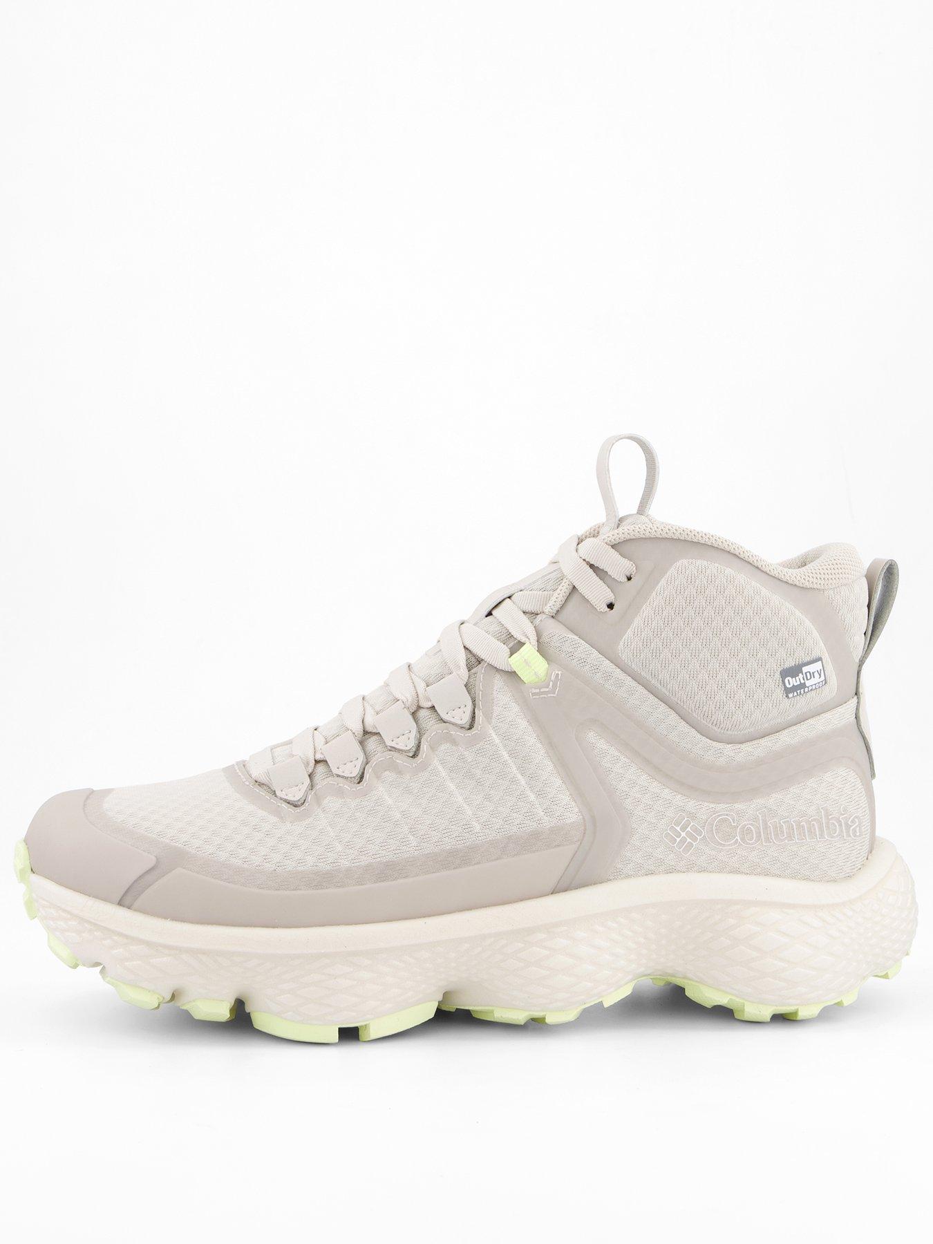 Image 1 of 7 of Columbia Womens Escape Thrive Titanium Mid Outdry Hiking Boots - Cream
