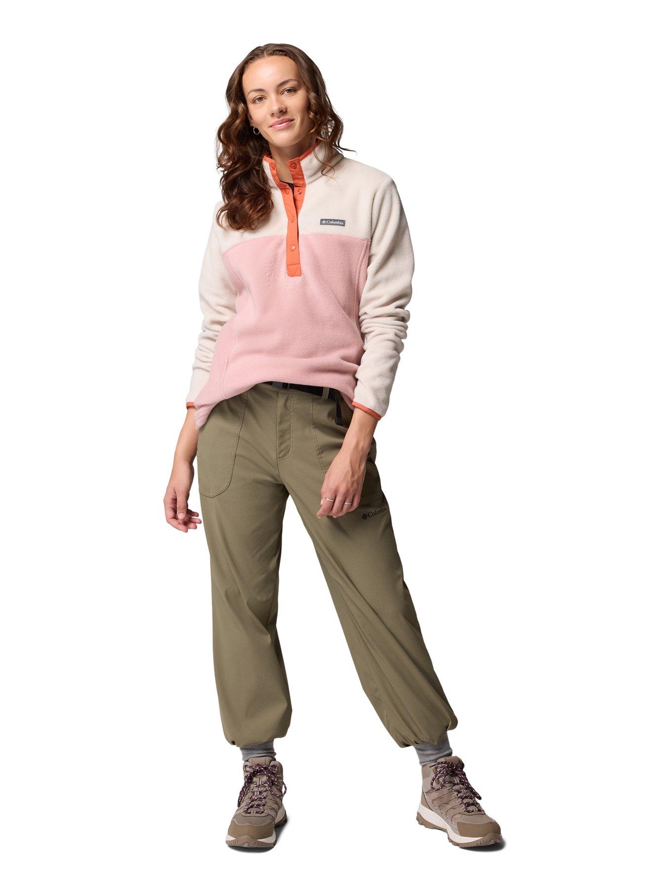 Image 3 of 6 of Columbia Womens Benton Springs 1/2 Snap Fleece - Pink