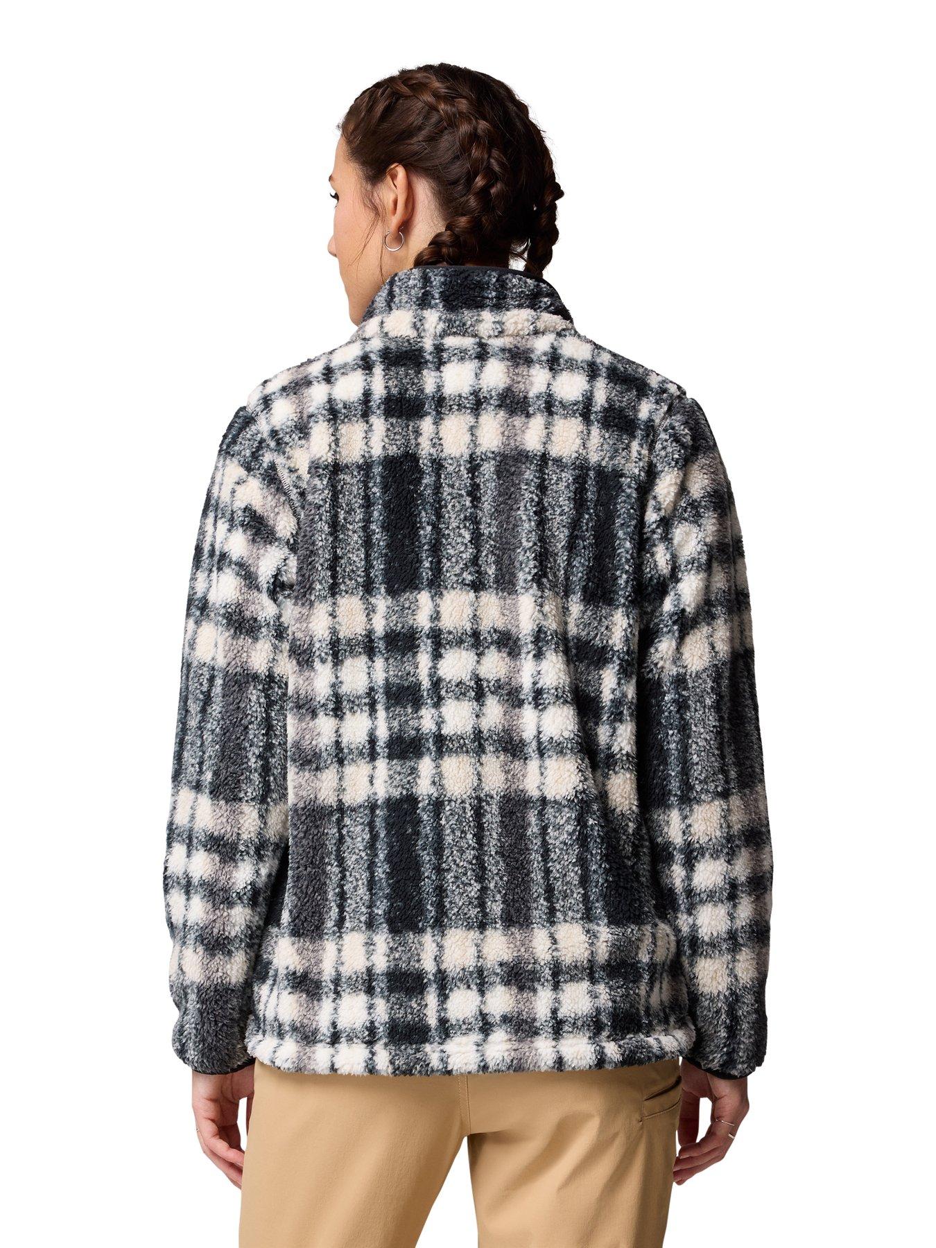 Image 2 of 6 of Columbia Womens West Bend Print Full Zip Ii Fleece- Black