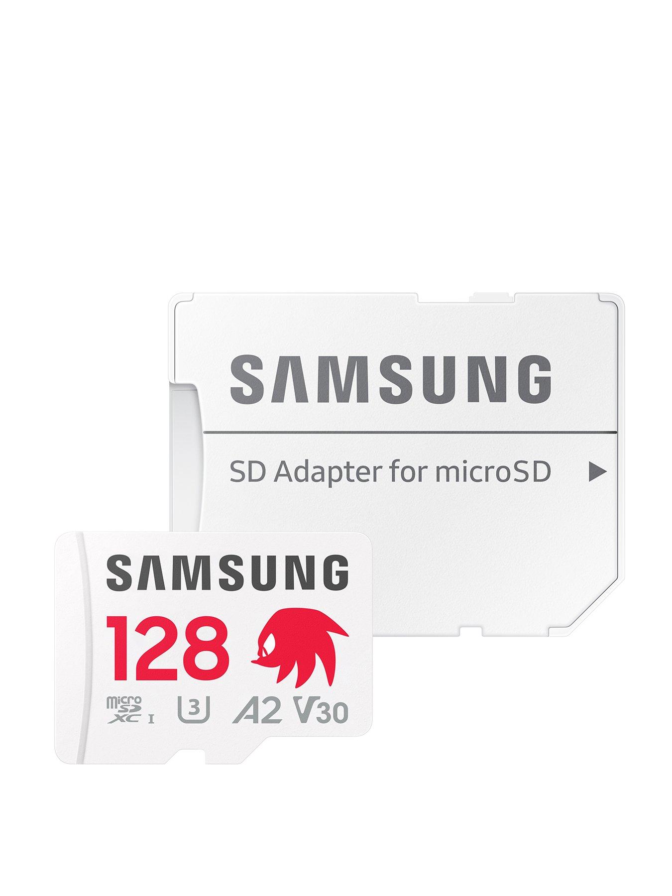  image of samsung-sonic-pro-plus-microsd-memory-card-with-adapter-128gb-microsdxc