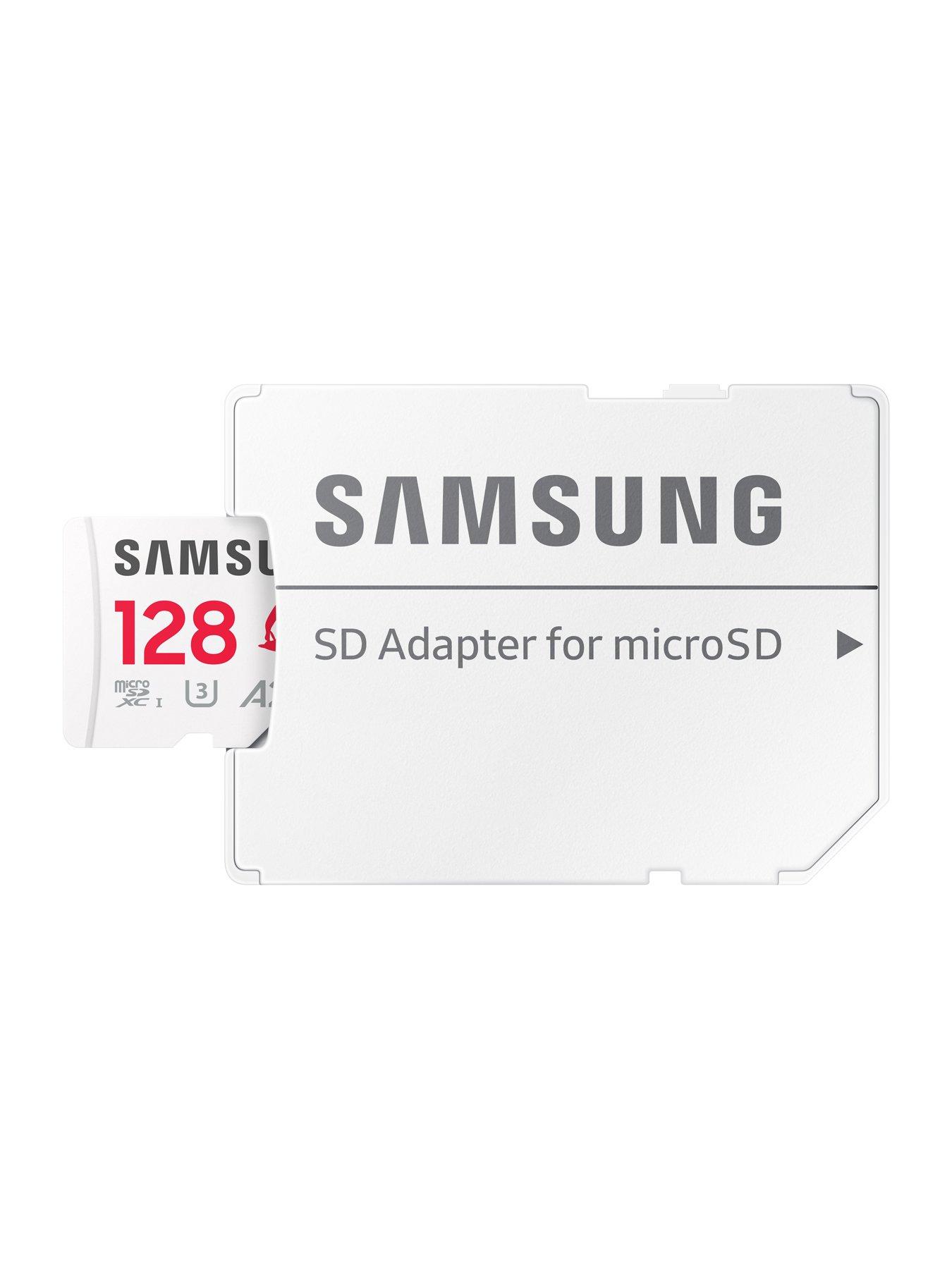  image of samsung-sonic-pro-plus-microsd-memory-card-with-adapter-128gb-microsdxc