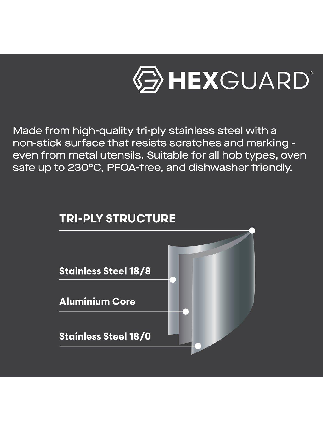  image of hairy-bikers-world-hex-guard-set-of-3-saucepans