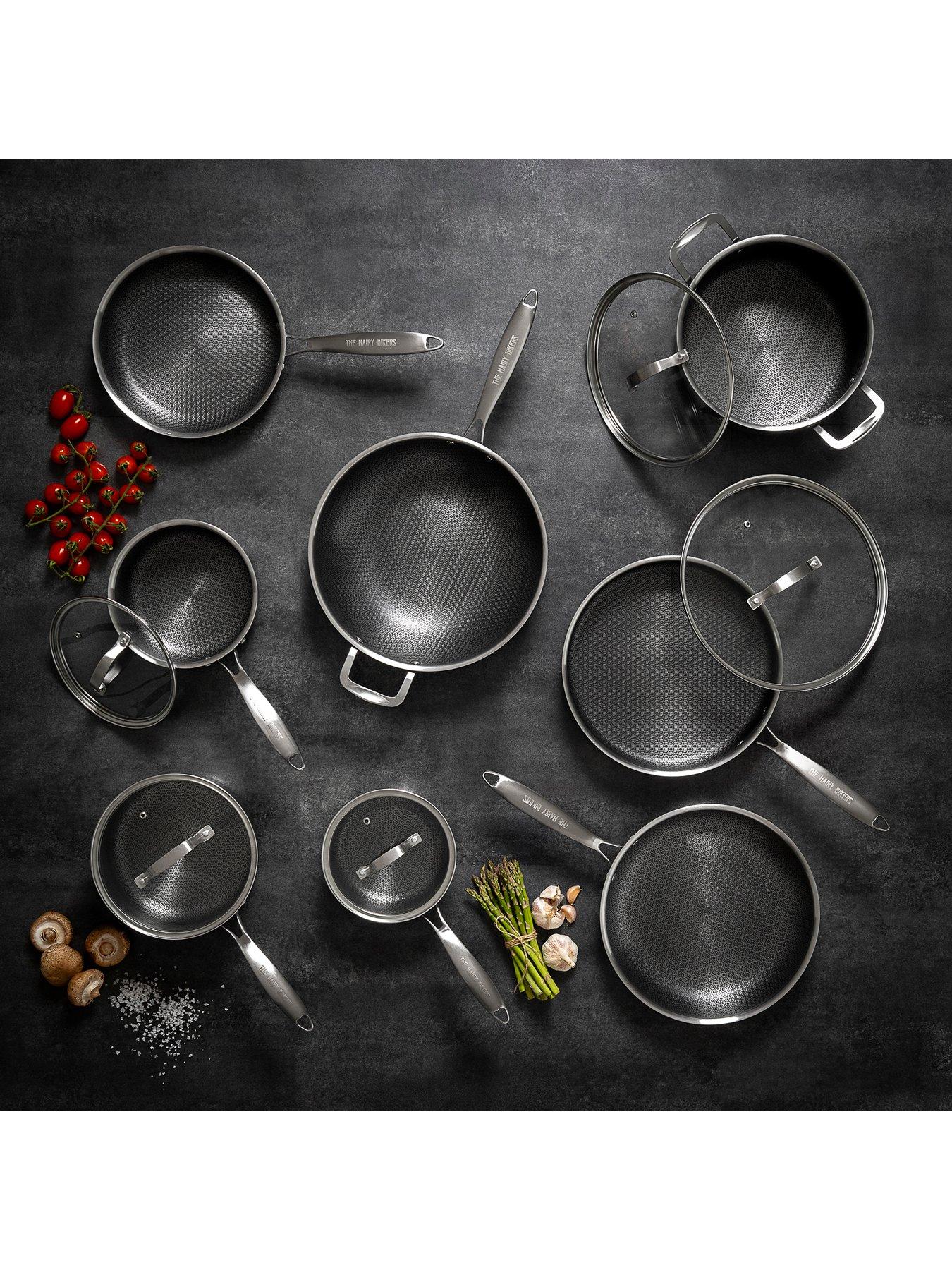  image of hairy-bikers-world-hex-guard-set-of-2-frying-pans