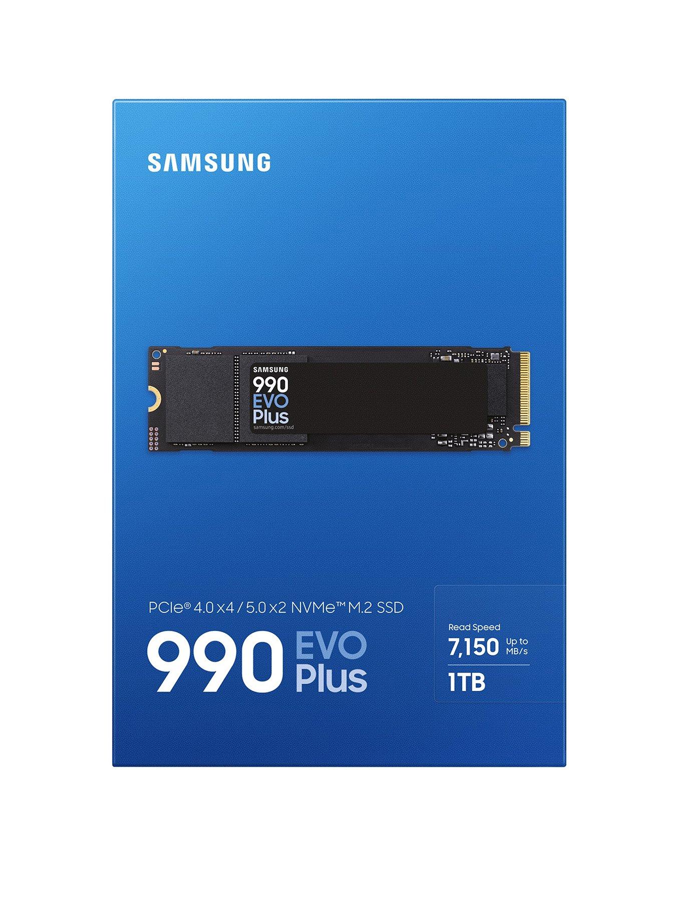 Samsung NEW 990 EVO Plus Int SSD 1TB PCIe M.2 | Littlewoods