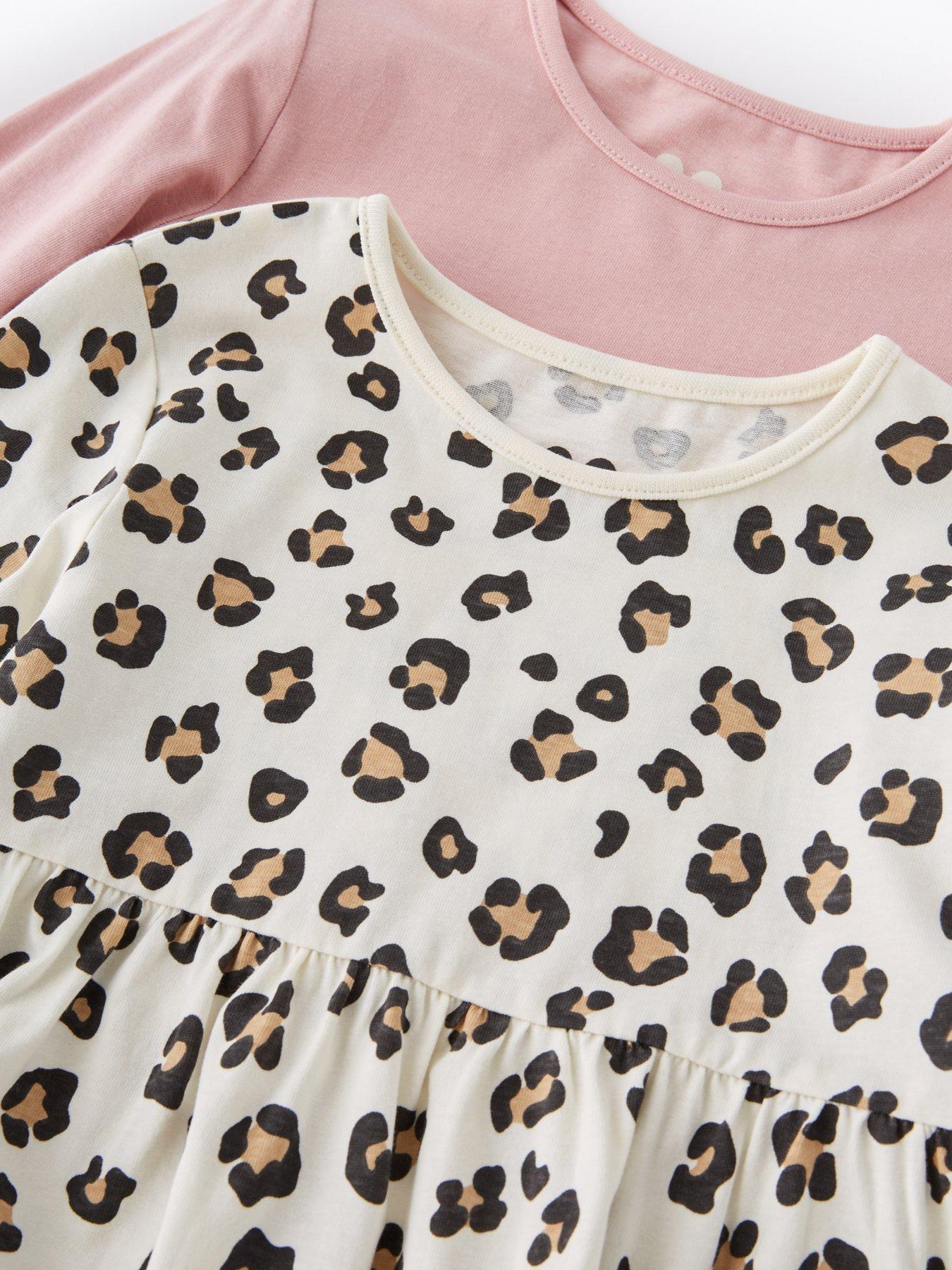  image of mini-v-by-very-girls-2-pack-jersey-dresses-multi