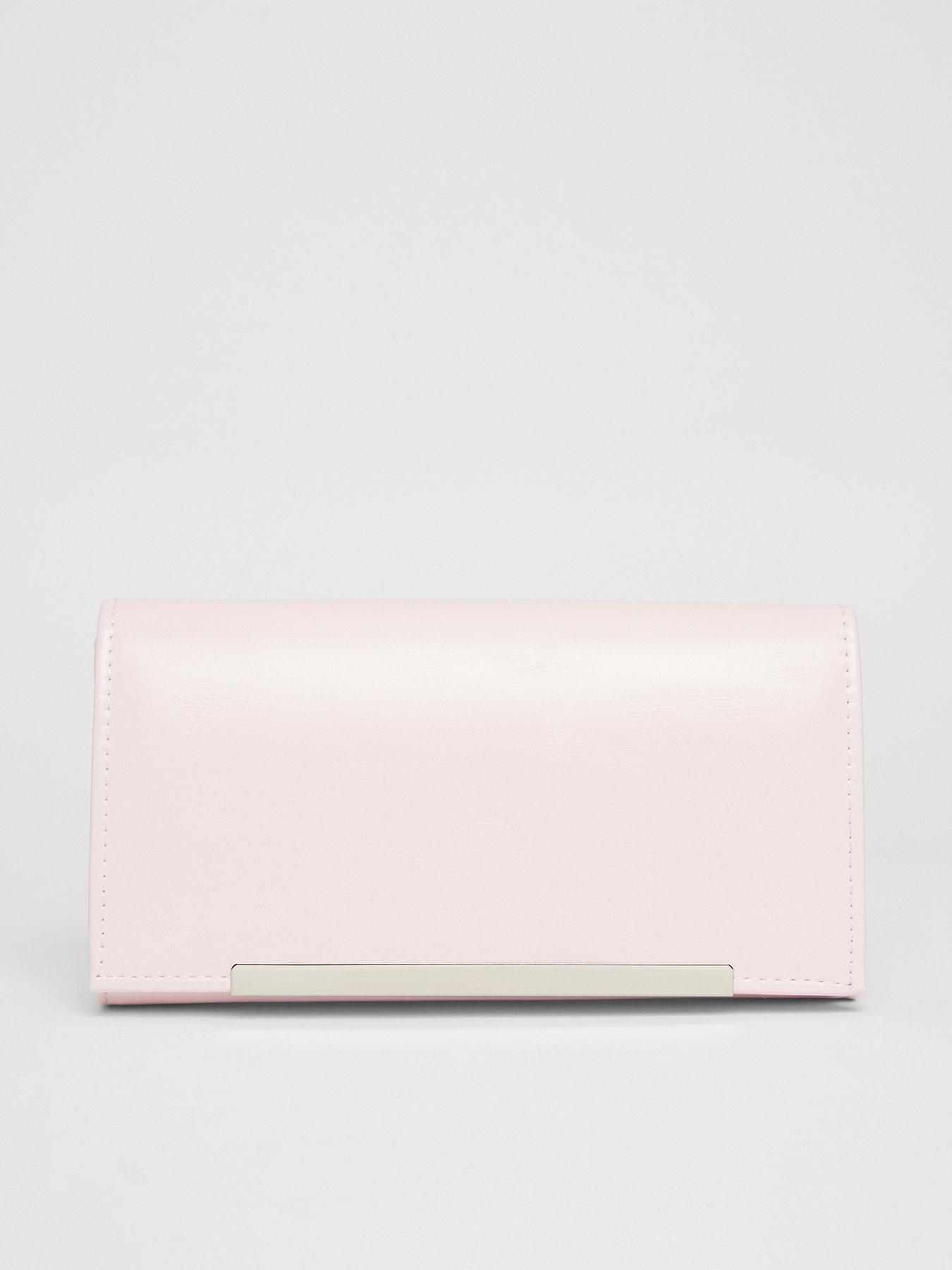 quiz-pink-long-clutch-bag