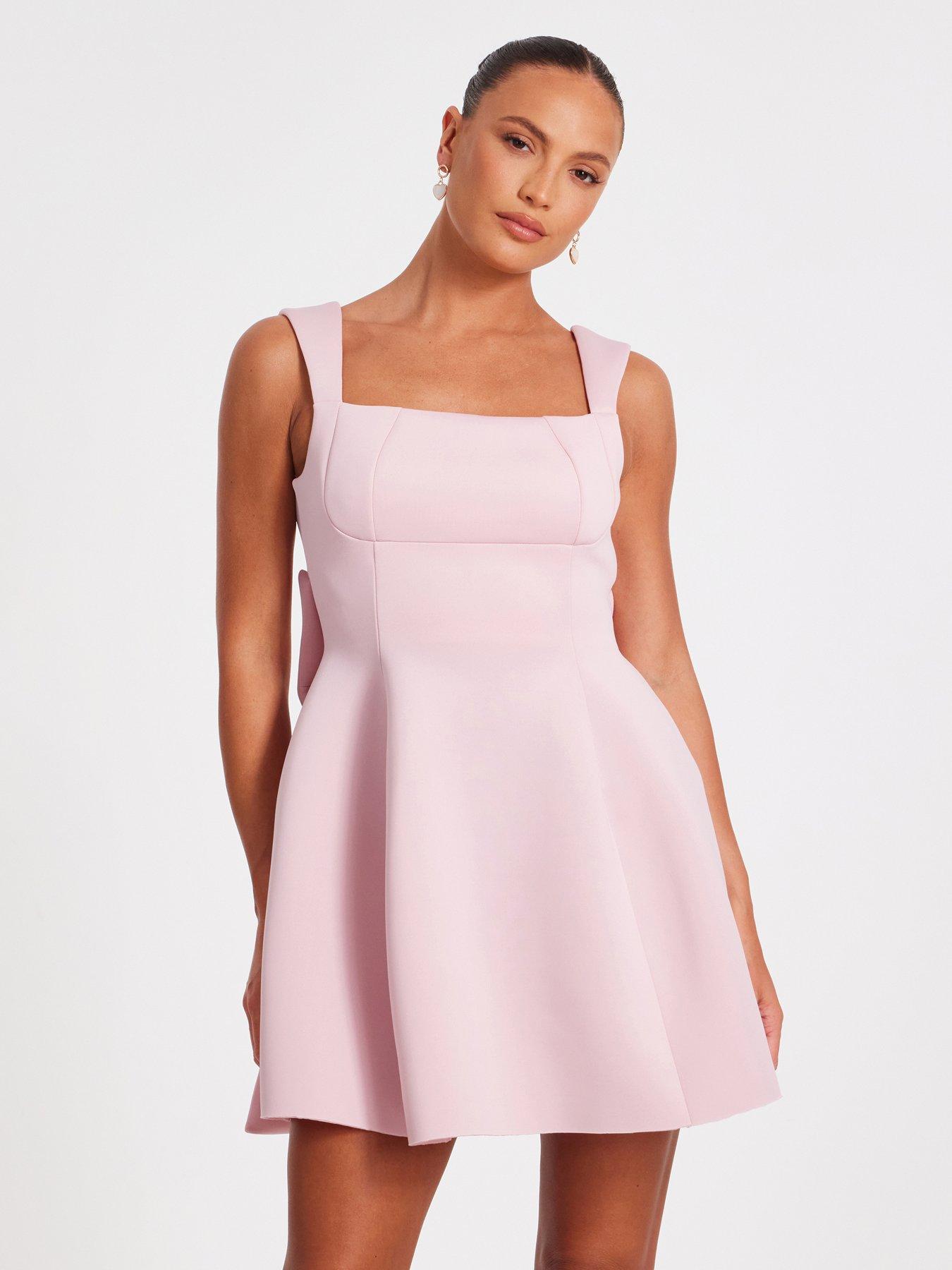 chinese dress ladies Baby pink skater dress  Skirt & Stiletto
