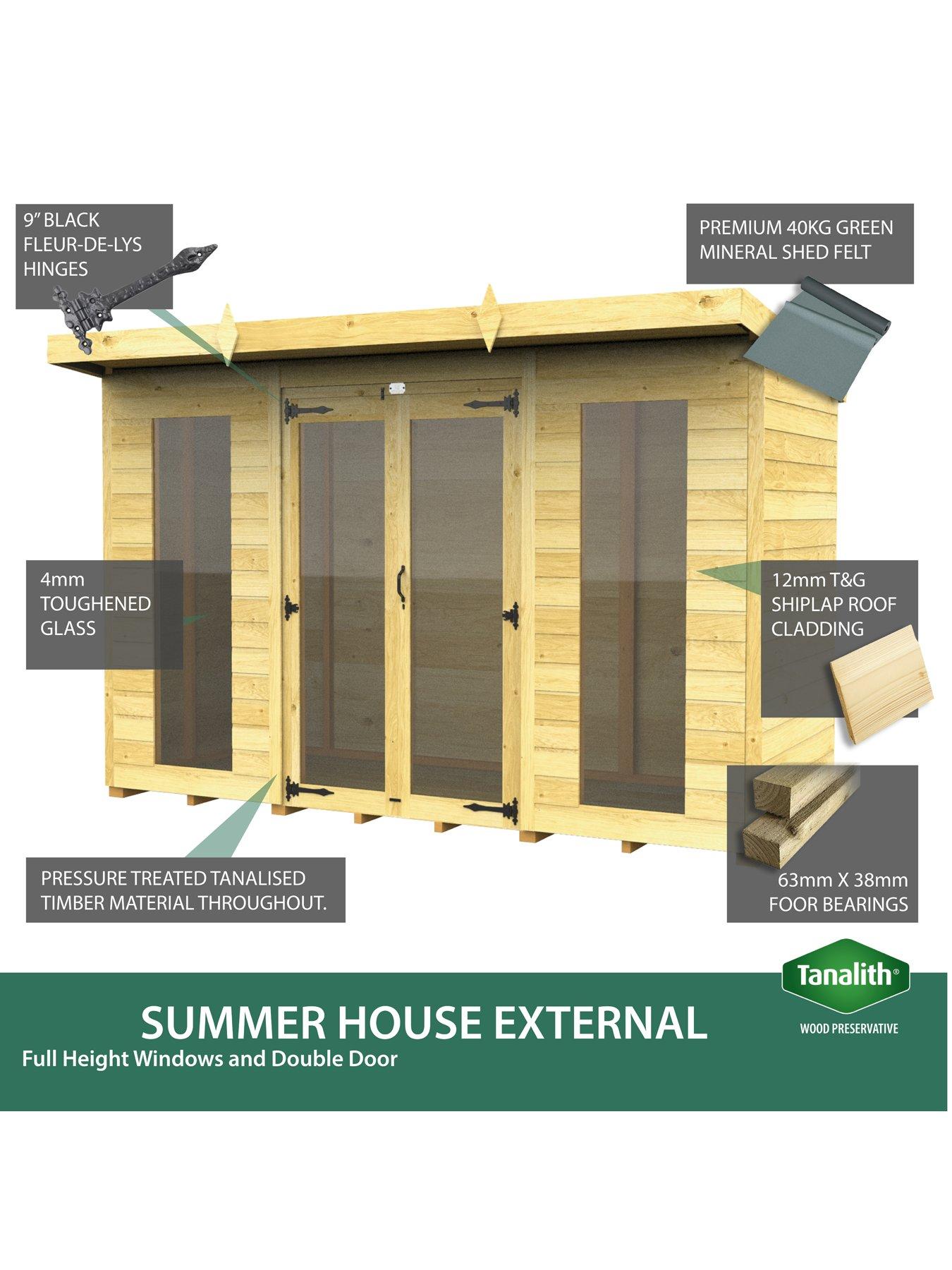  image of diy-sheds-8-x-6-apex-summer-house-full-height-window