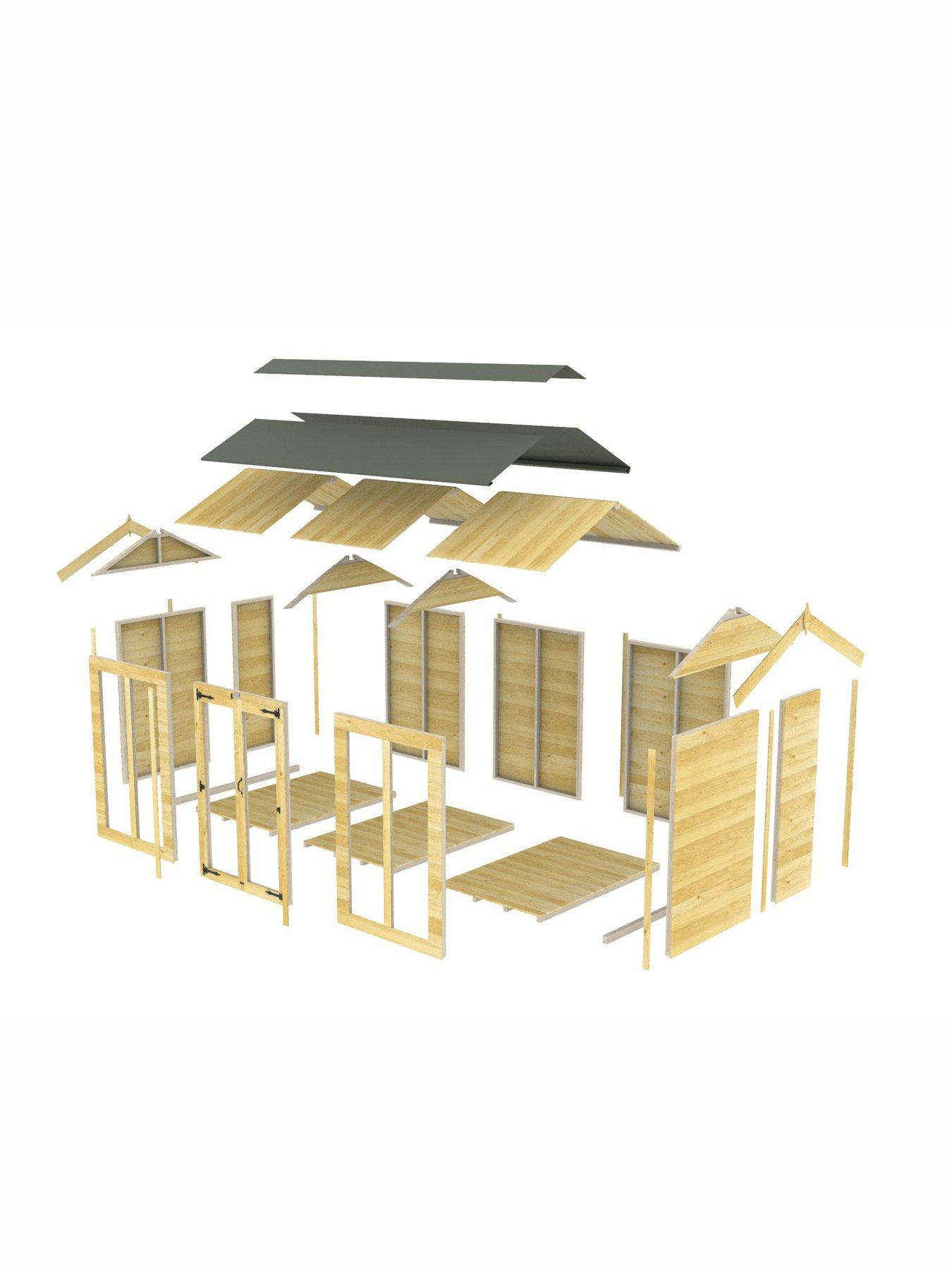  image of diy-sheds-8-x-6-apex-summer-house-full-height-window
