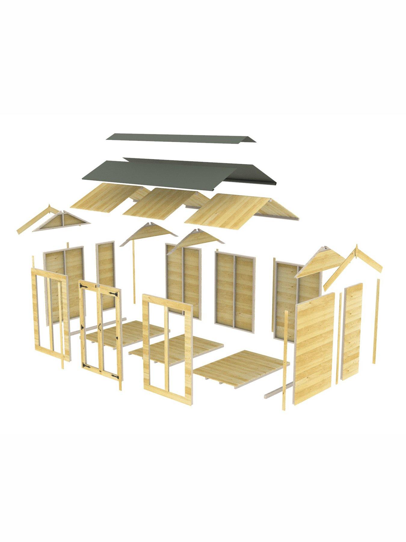  image of diy-sheds-8-x-8-apex-summer-house-full-height-window