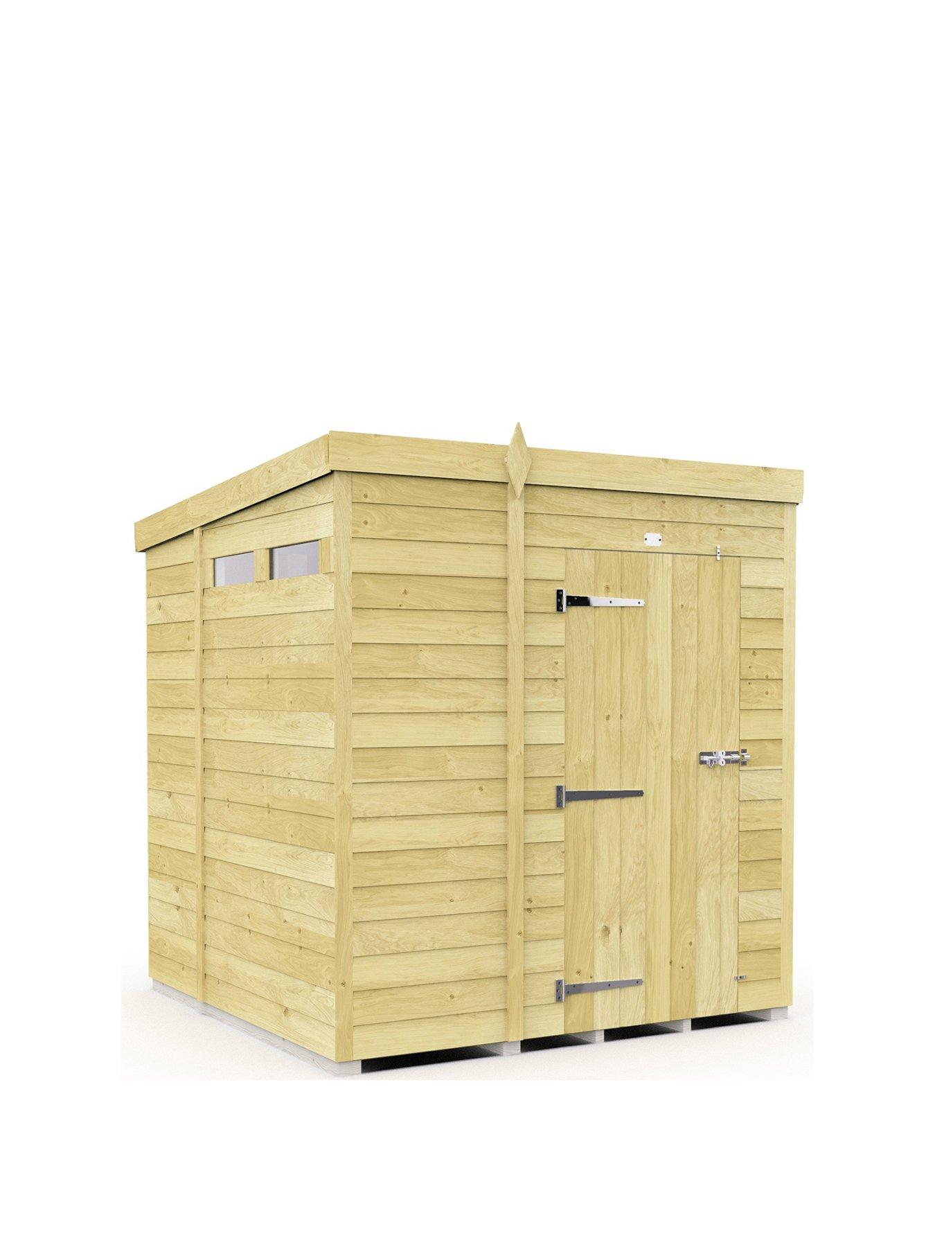 Image 2 of 7 of DIY Sheds 6 x 6 Security Pent Shed