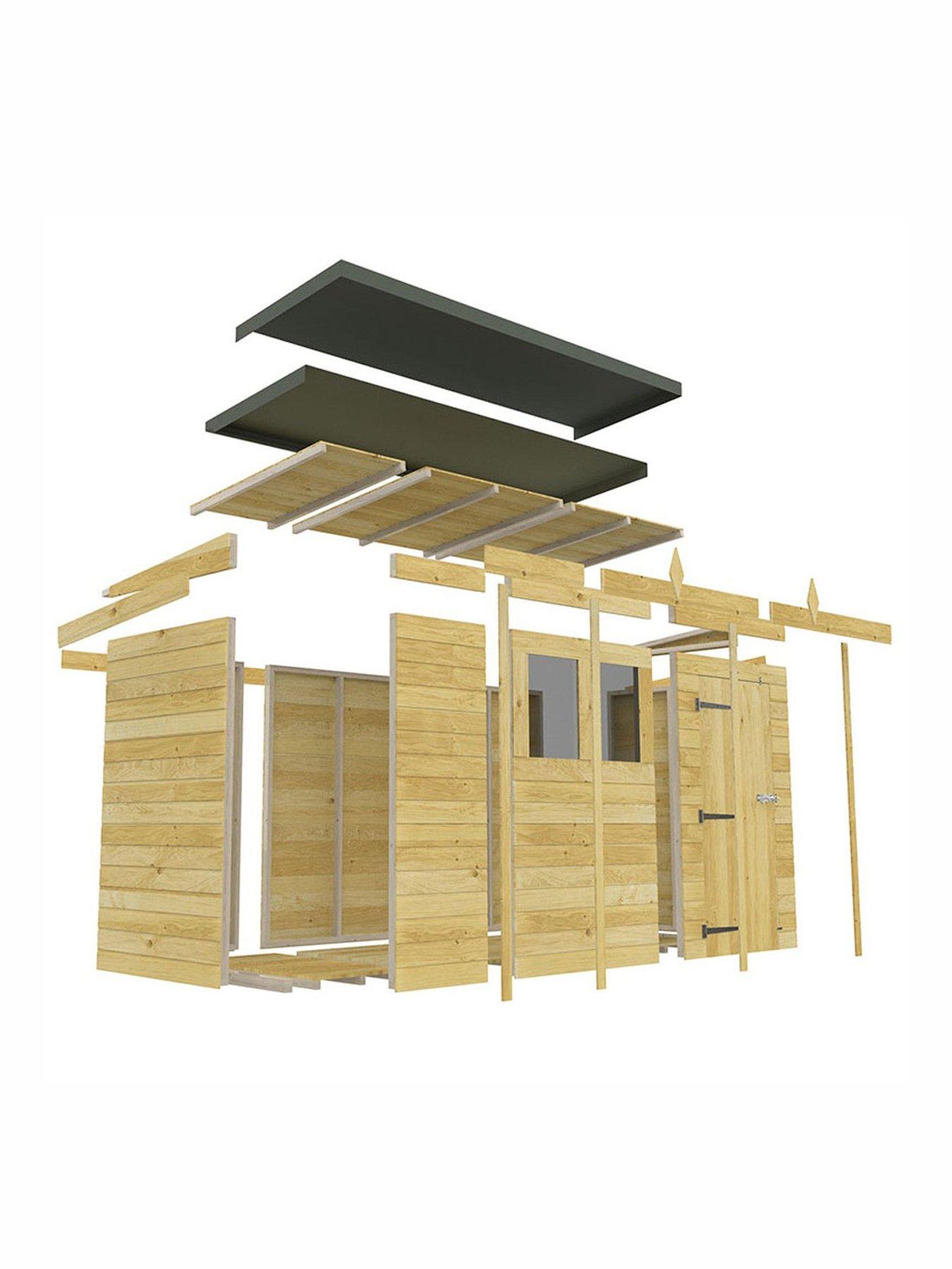 Image 6 of 7 of DIY Sheds 6 x 6 Security Pent Shed