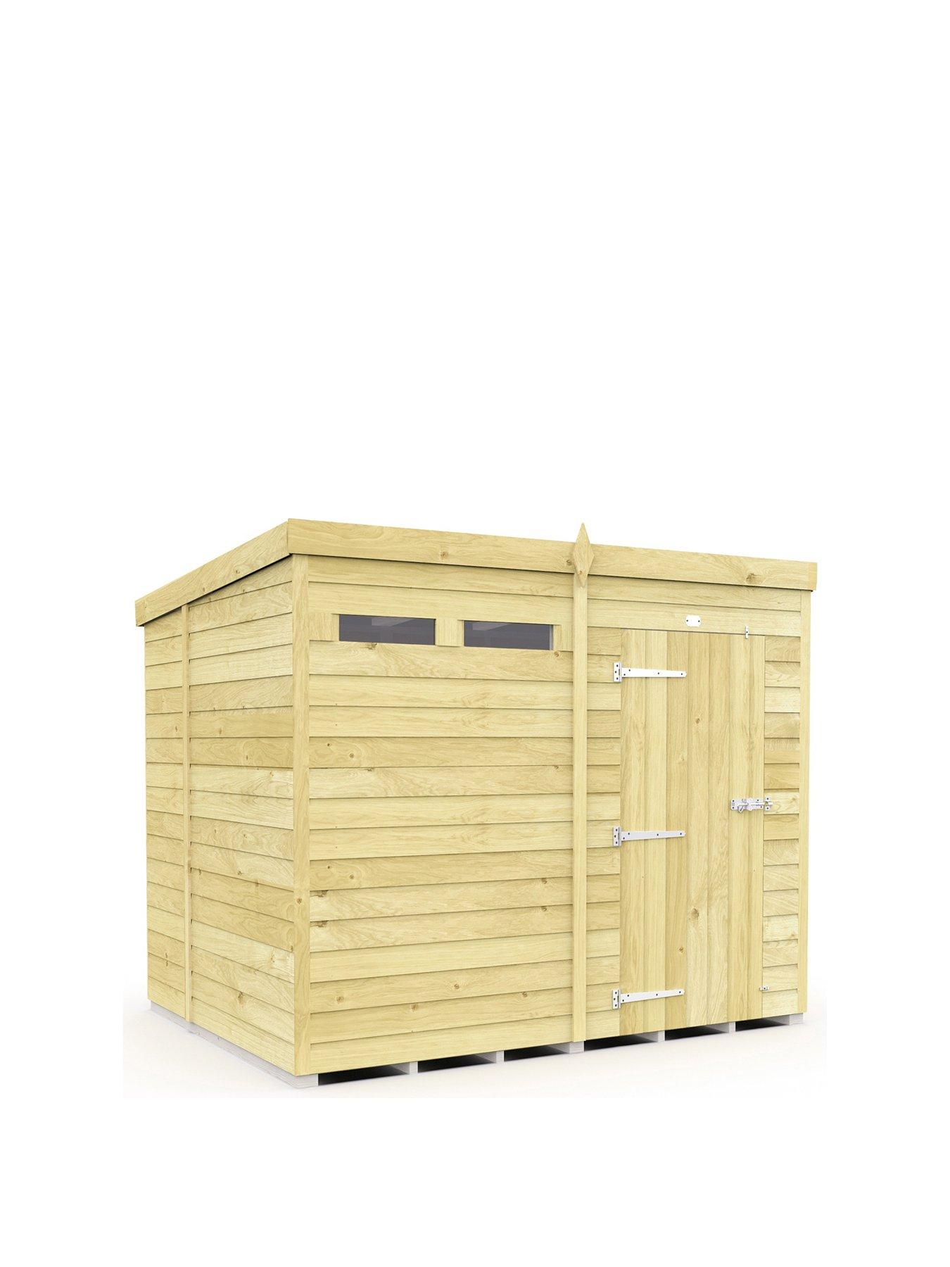 stillFront image of diy-sheds-8-x-6-security-pent-shed