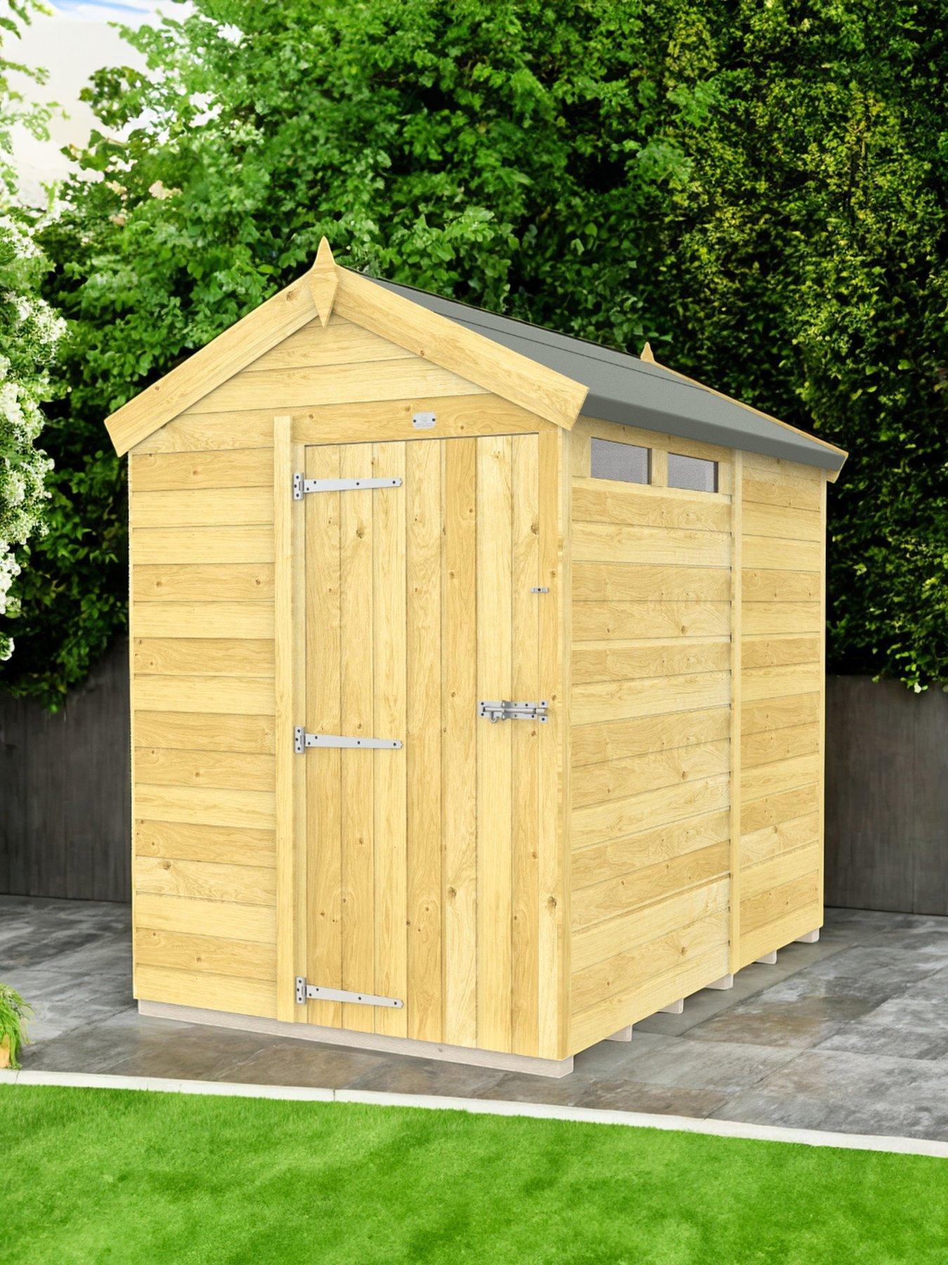 DIY Sheds 5 x 7 Apex Security Shed