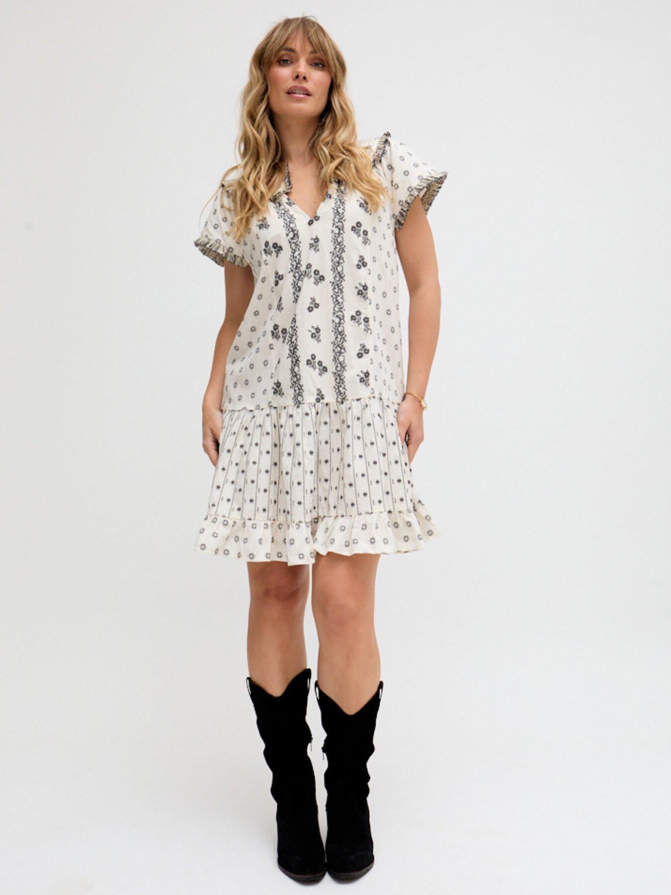 raffya-jemilla-split-neck-jacquard-mini-dress-in-white