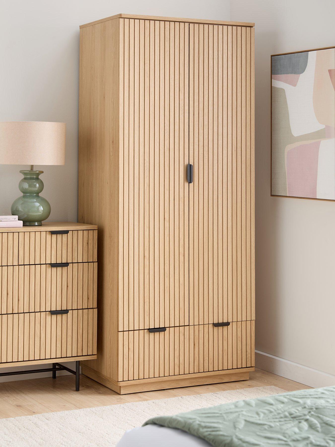 The Very Collection Harlow 2 Door, 1 Drawer Wardrobe - FSC® Certified