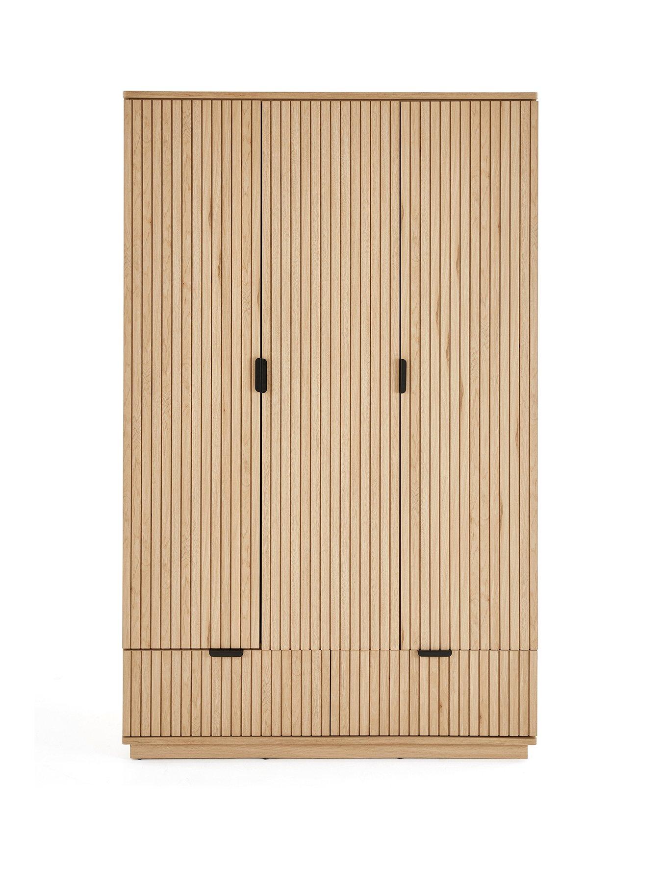 Image 2 of 7 of Very Home Harlow 3 Door,&nbsp;2 Drawer Wardrobe - FSC&reg; Certified