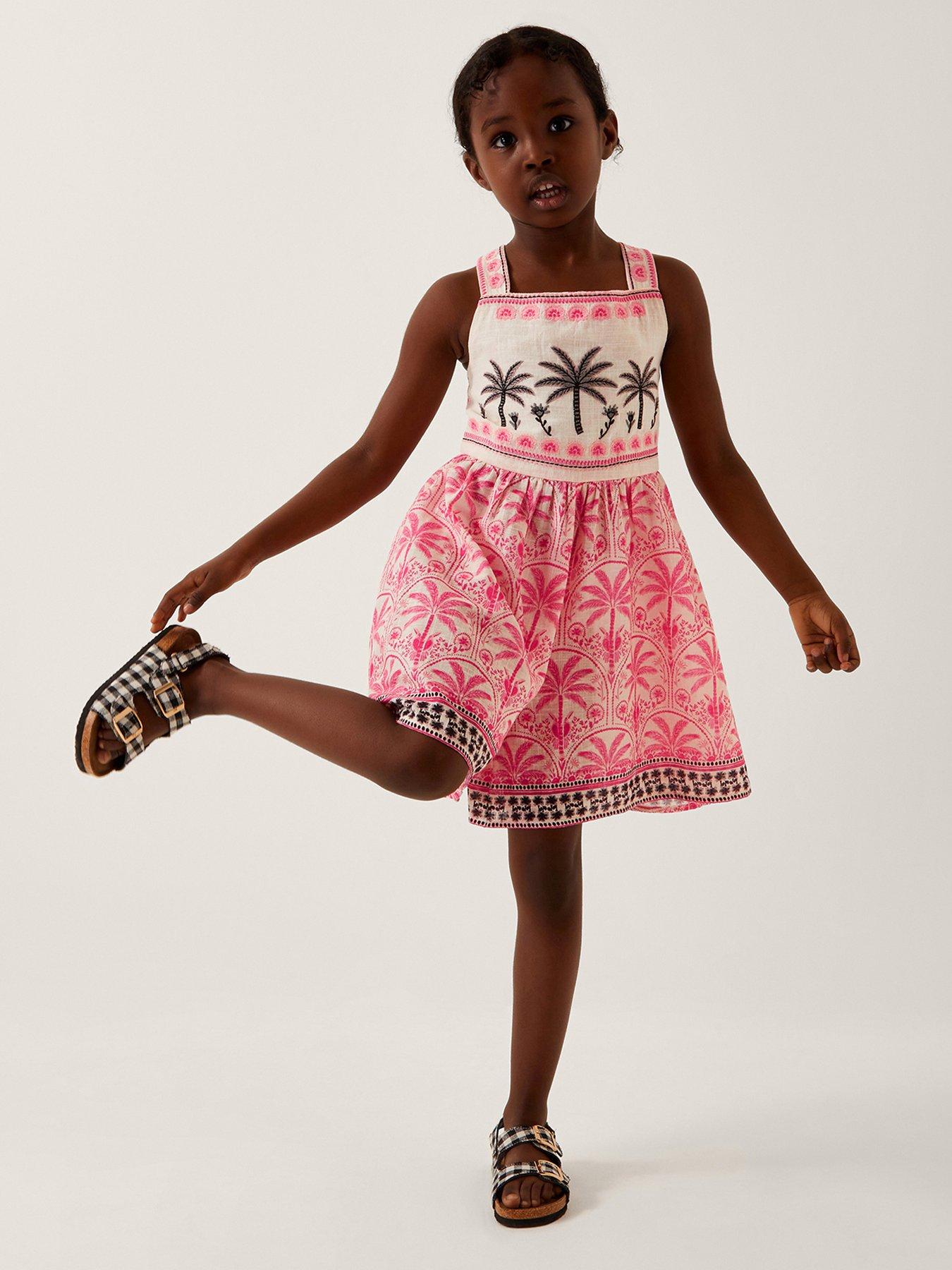 monsoon-girls-palm-print-embroidered-playsuit-pink