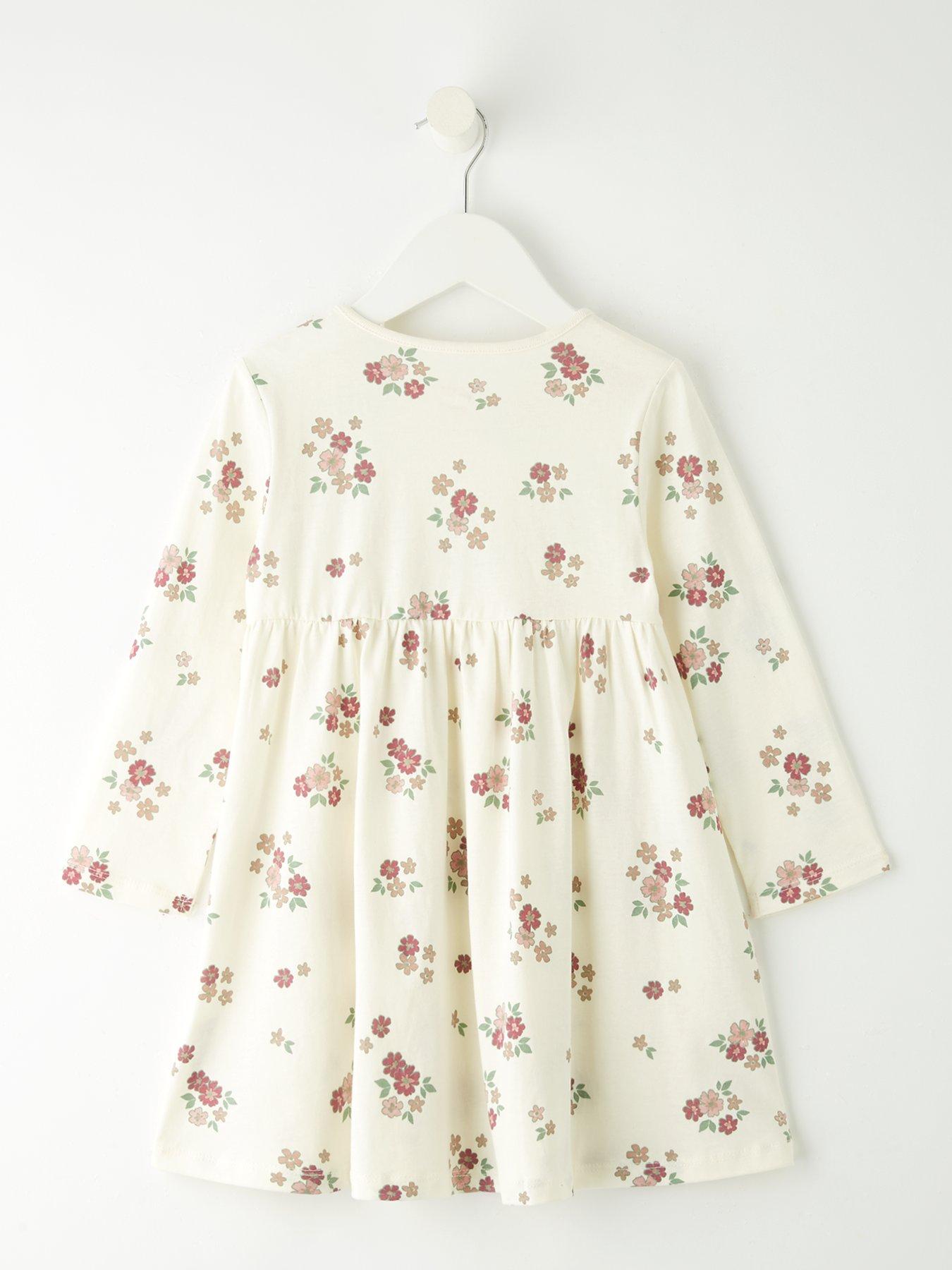 Image 2 of 4 of Mini V by Very Girls Jersey Floral Dress - Print