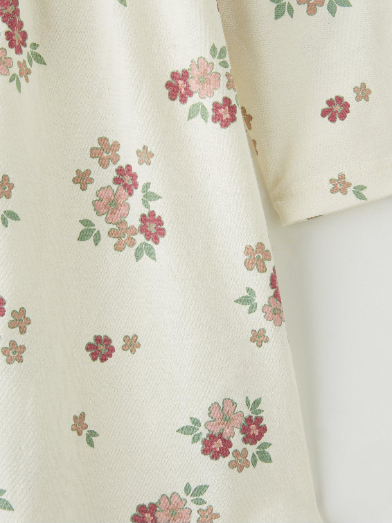 Image 4 of 4 of Mini V by Very Girls Jersey Floral Dress - Print