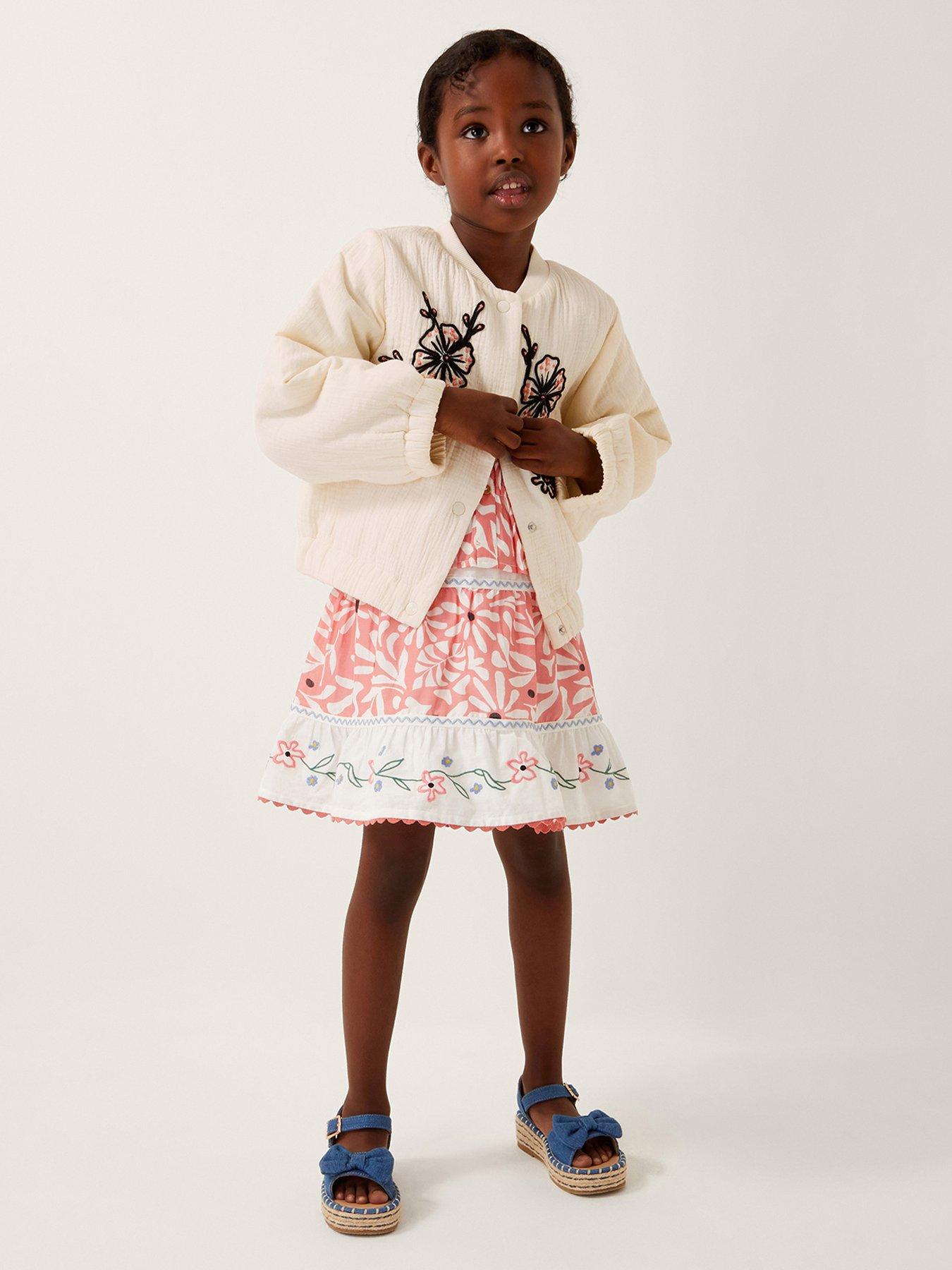  image of monsoon-girls-cornelli-embroidered-woven-bomber-jacket-light-cream