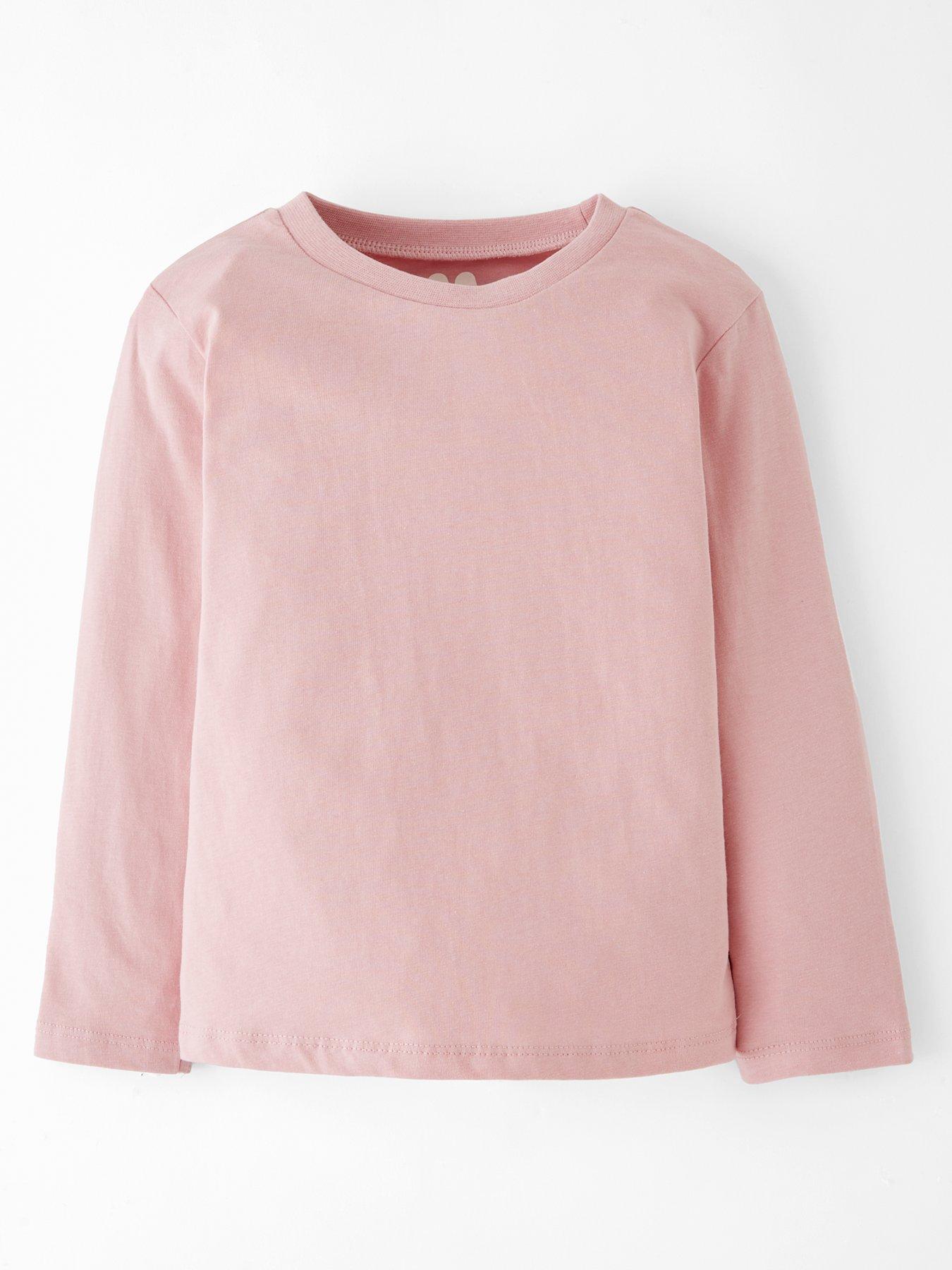 Image 3 of 5 of The Very Collection Girls 3 Pack Jersey Long Sleeve Basic Top (9 months - 7 years)