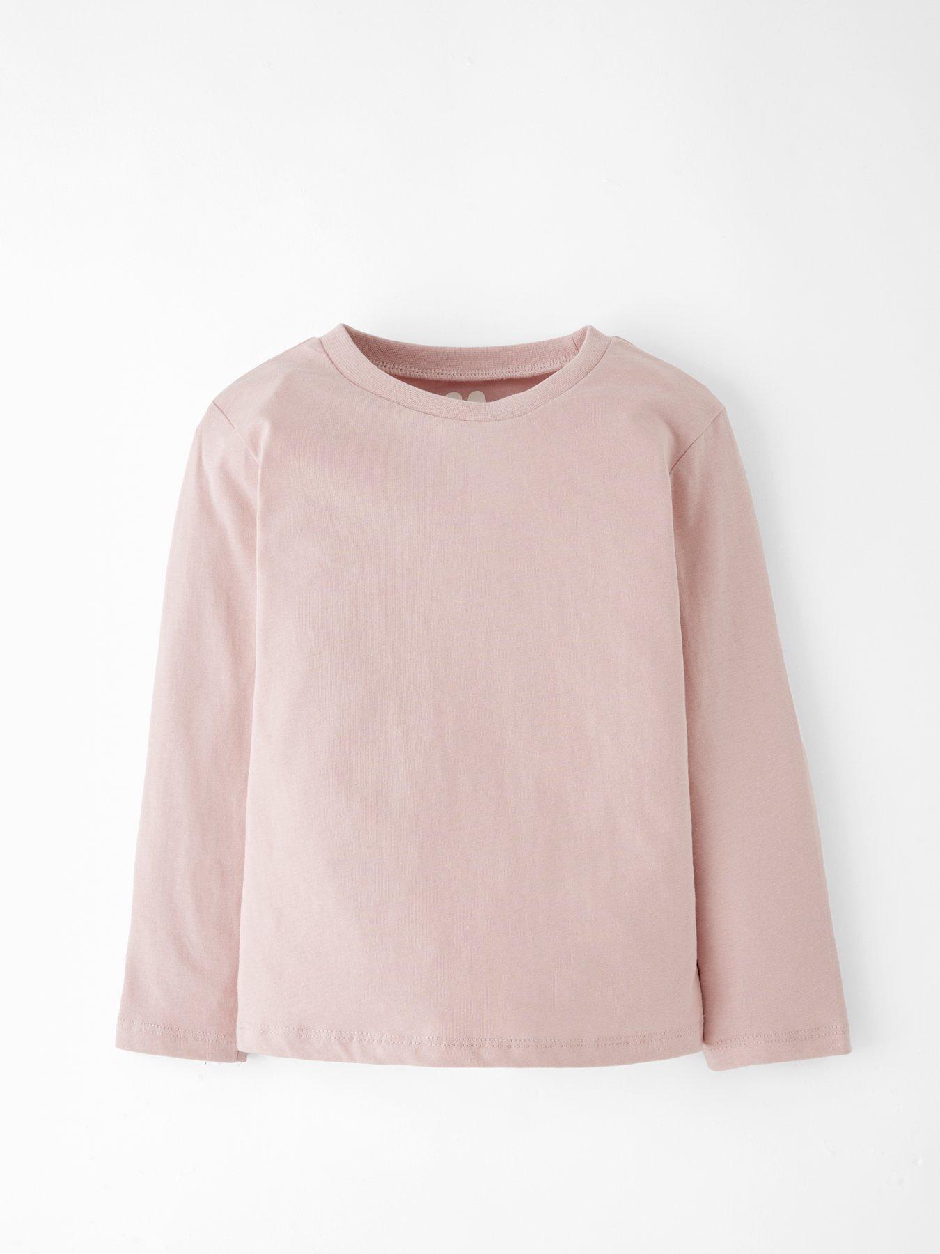 Image 4 of 5 of The Very Collection Girls 3 Pack Jersey Long Sleeve Basic Top (9 months - 7 years)