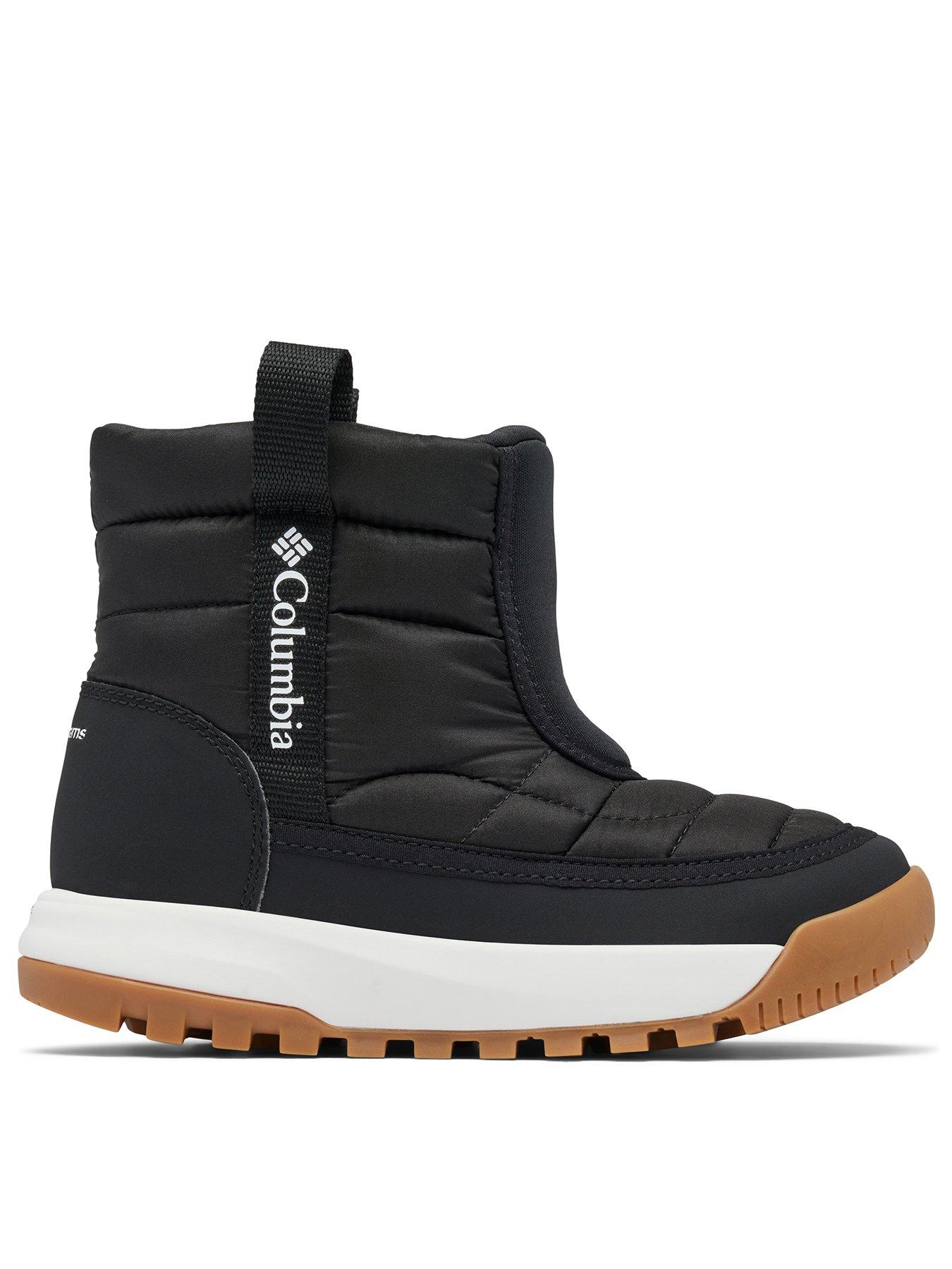 Image 1 of 8 of Columbia Youth Unisex Youth Snowtrot Mid Snow Boots - Black