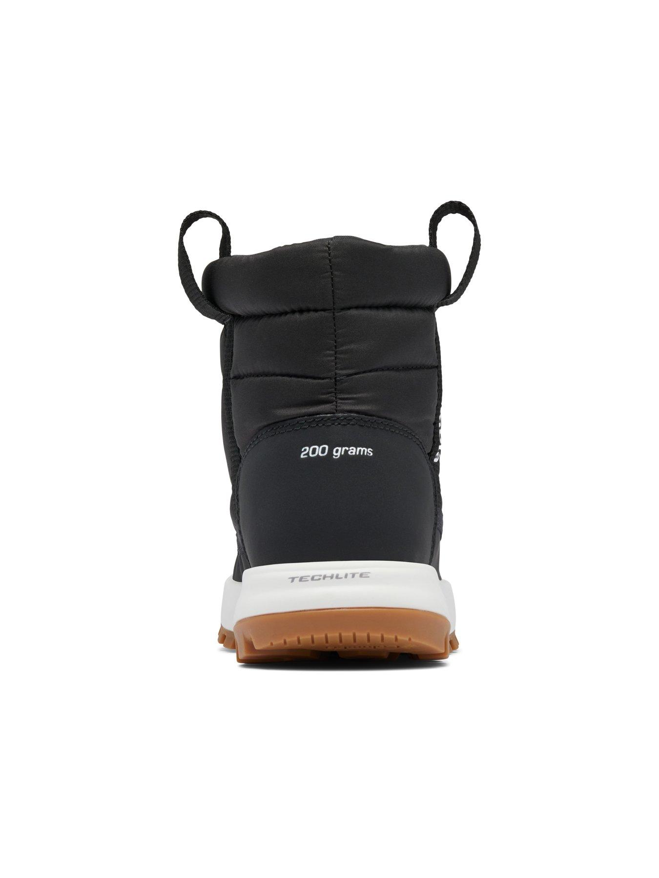 Image 7 of 8 of Columbia Youth Unisex Youth Snowtrot Mid Snow Boots - Black