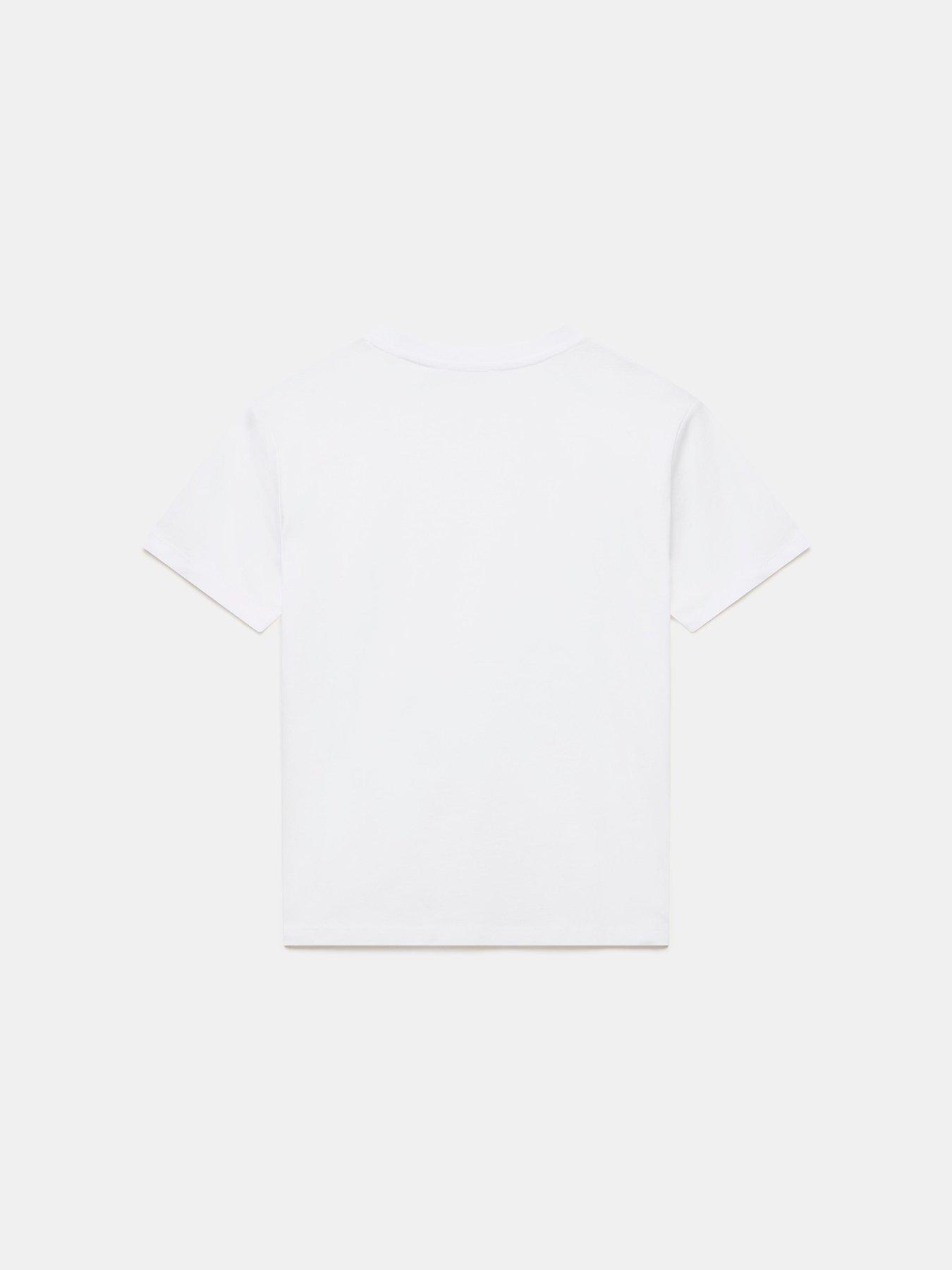  image of mint-velvet-ivory-heart-trim-t-shirt