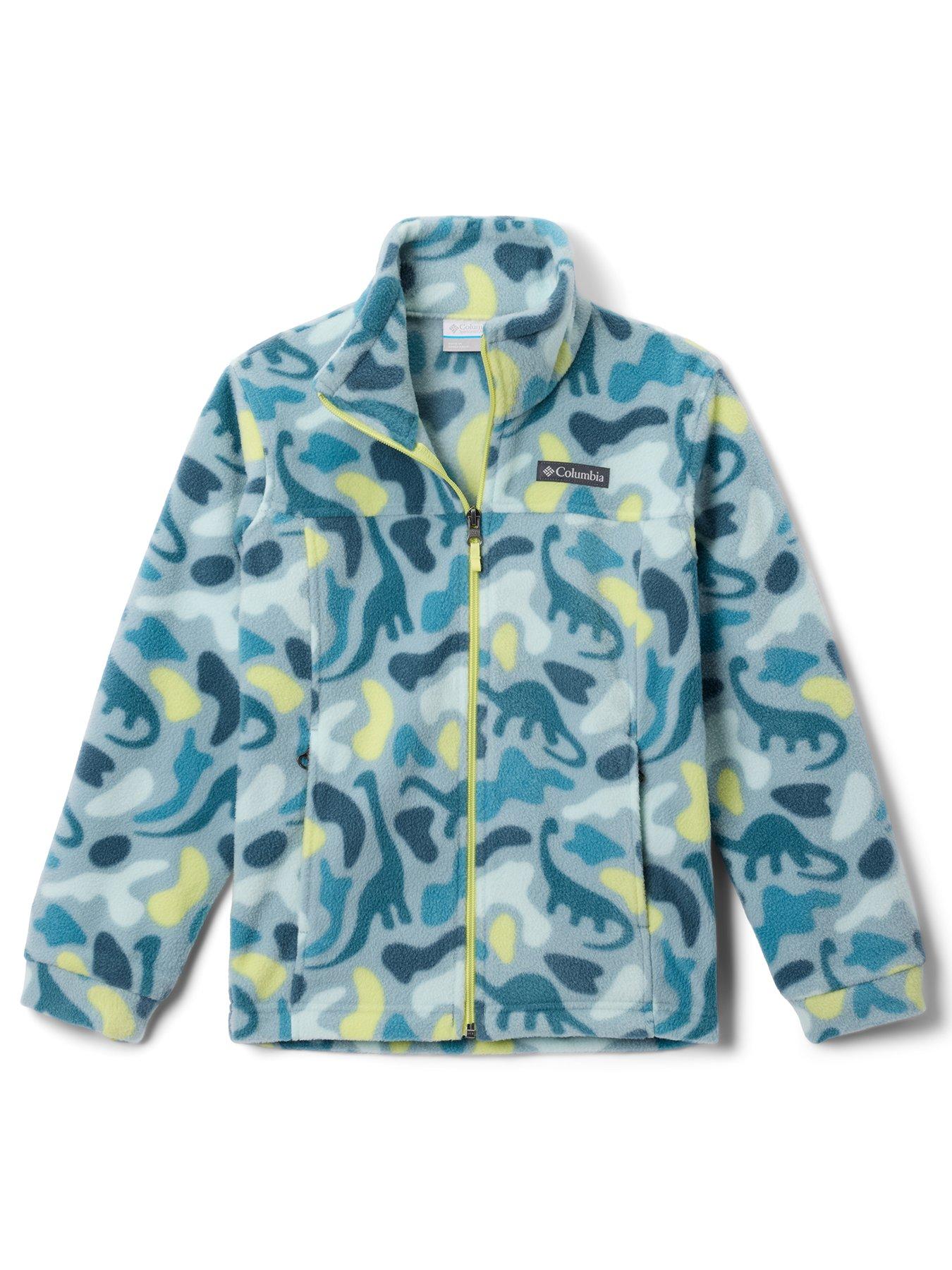 Columbia Youth Unisex Helvetia Ii Printed Half Snap Fleece - Blue
