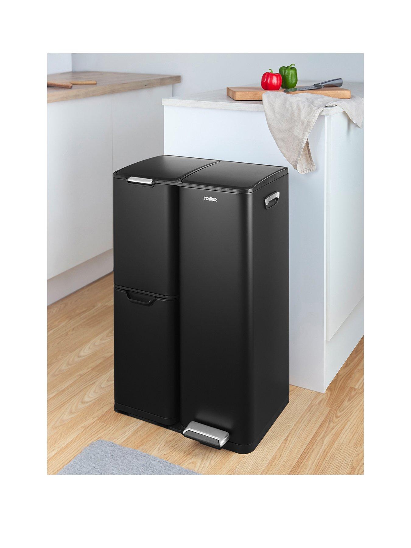 Tower 60l Recycling Pedal Bin
