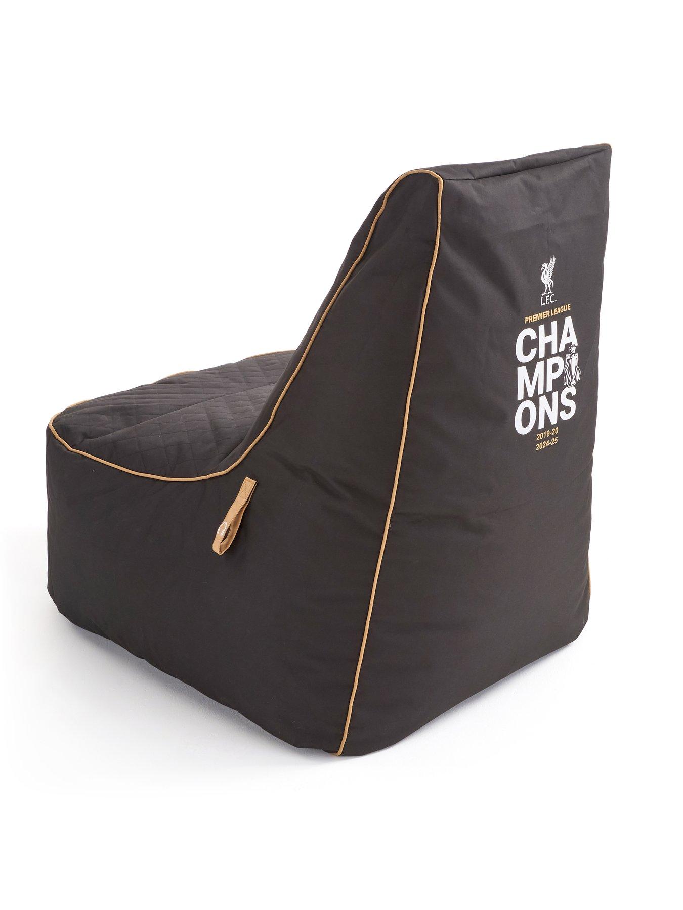 Image 4 of 7 of Liverpool FC Liverpool Champions Beanbag Bundle- Beanbag With Footstool