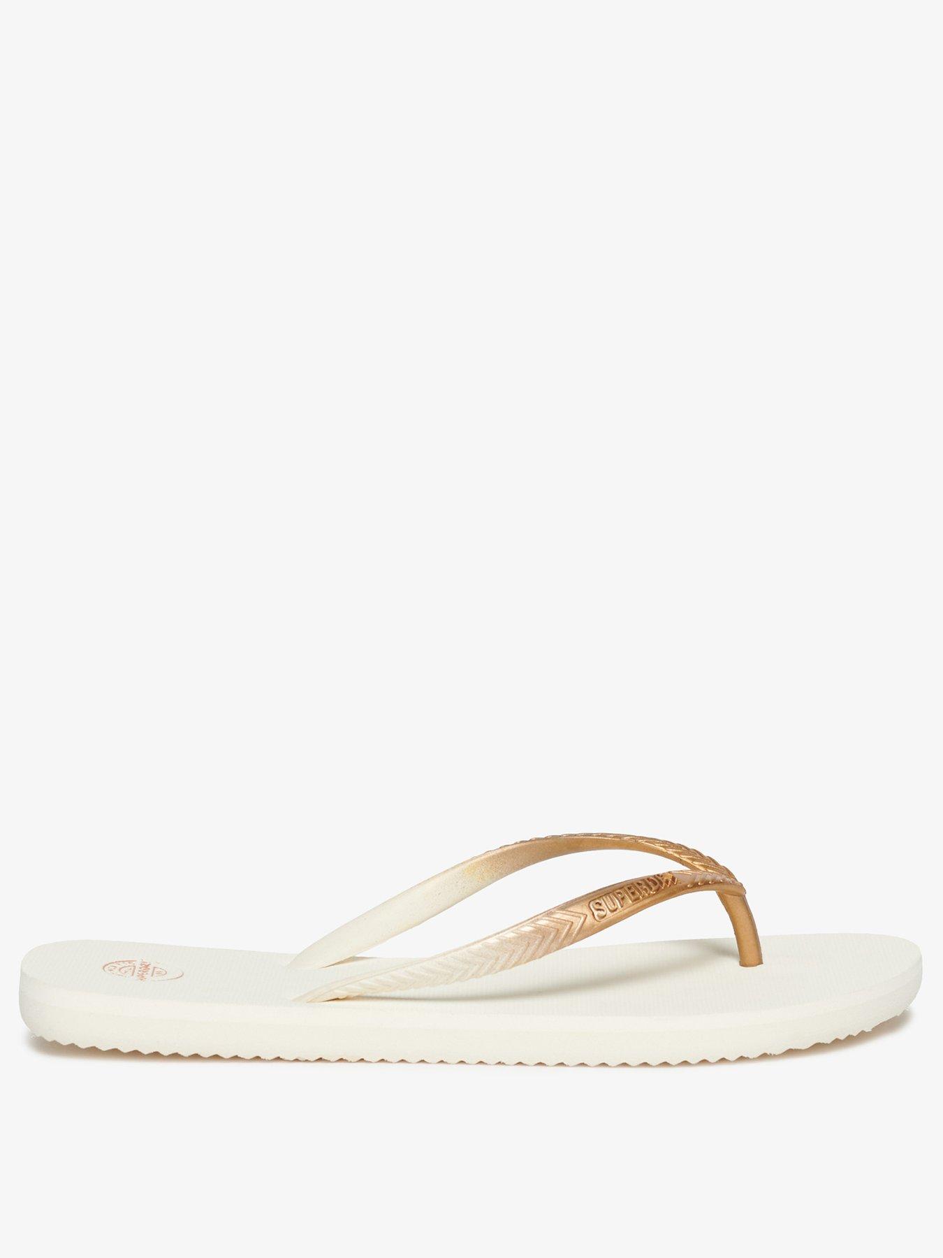 stillFront image of superdry-metallic-flip-flops-white