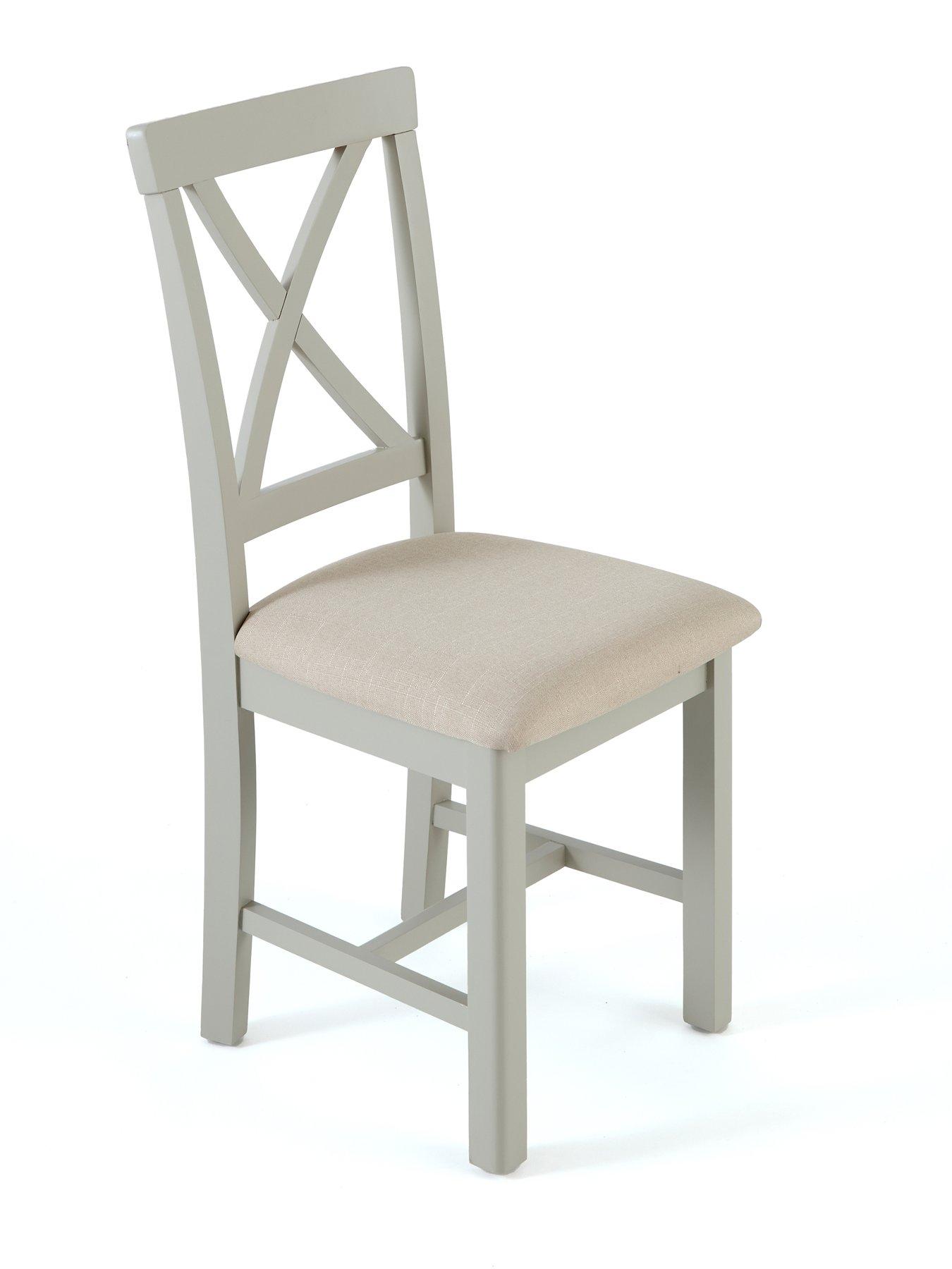 Image 6 of 6 of The Very Collection Malone 1.2m - 1.6m Extending Dining Table &amp; 4 Malone Dining Chairs