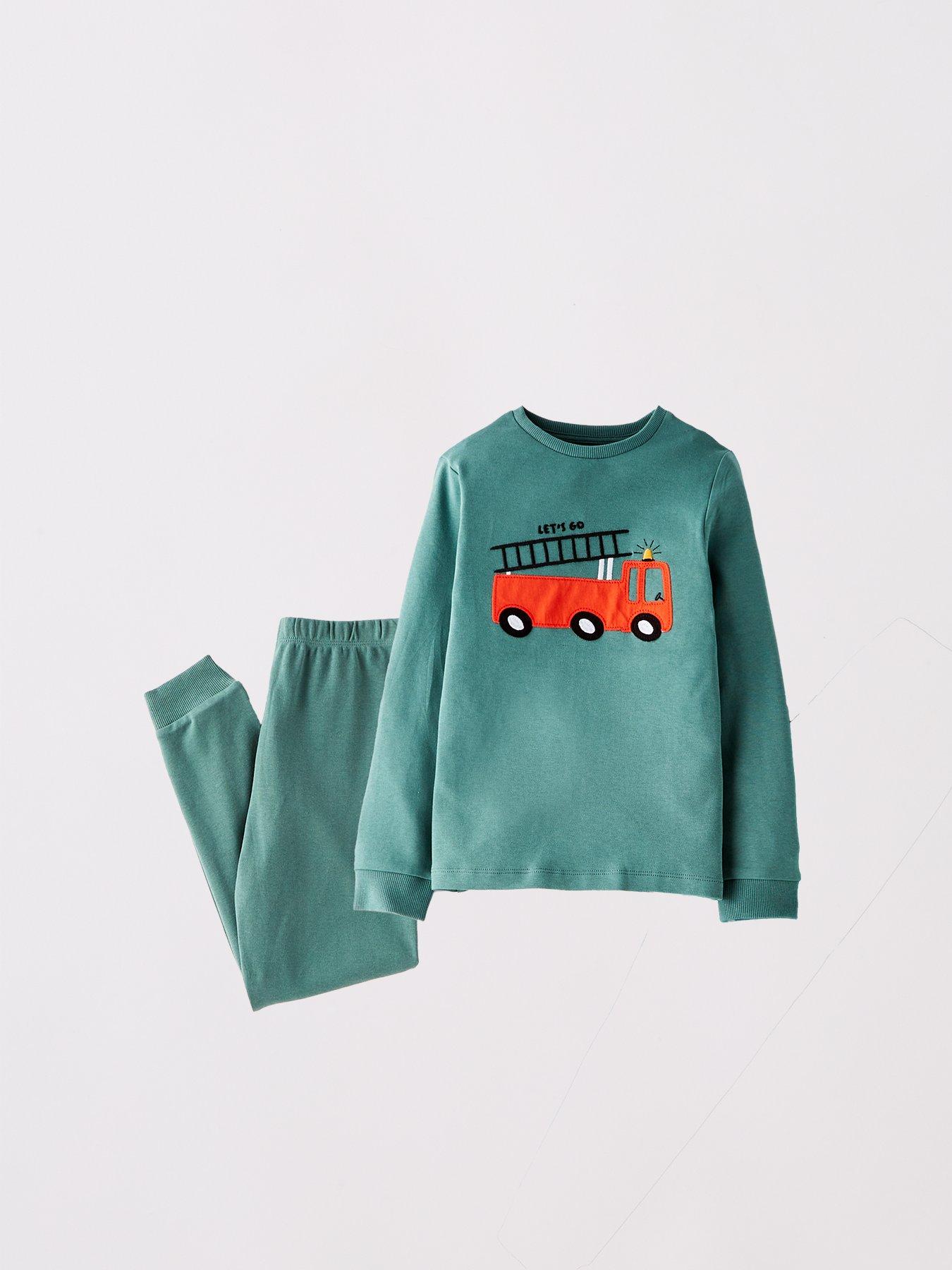 Image 4 of 5 of The Very Collection Boys 3 Pack Transport Pyjama Set - Multi