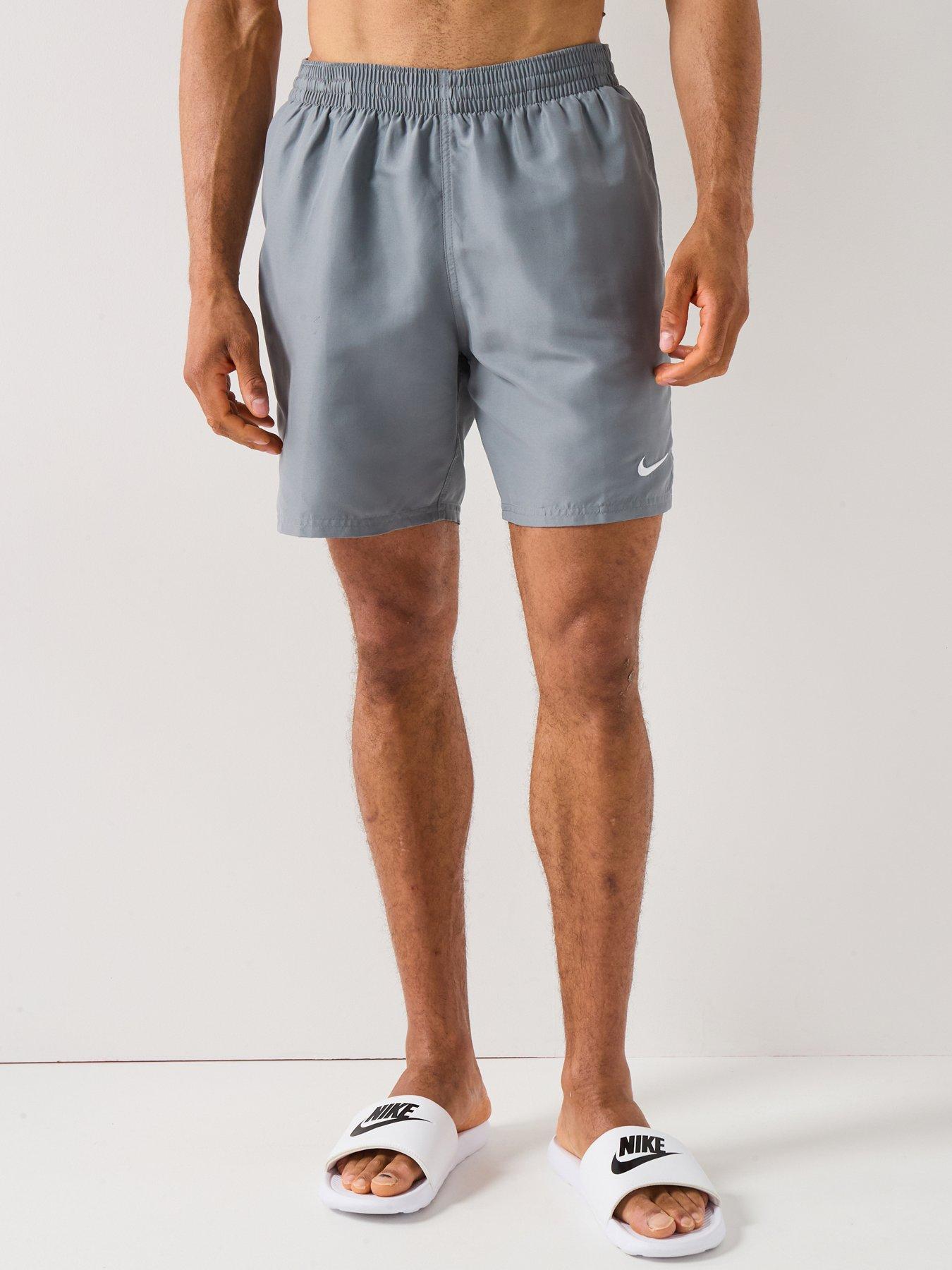 Image 1 of 6 of Nike Mens 7 Inch Volley Swim Shorts - Grey
