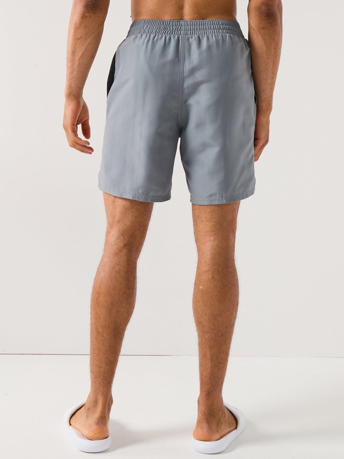 Image 2 of 6 of Nike Mens 7 Inch Volley Swim Shorts - Grey