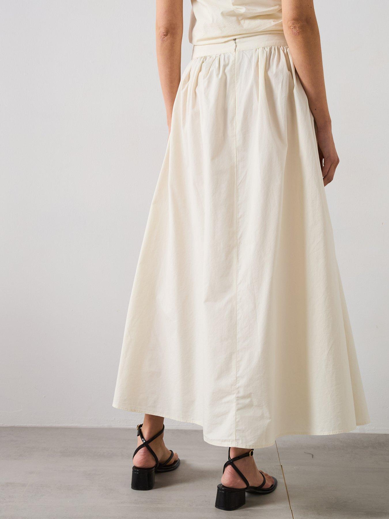  image of mango-skirt-bari-cream