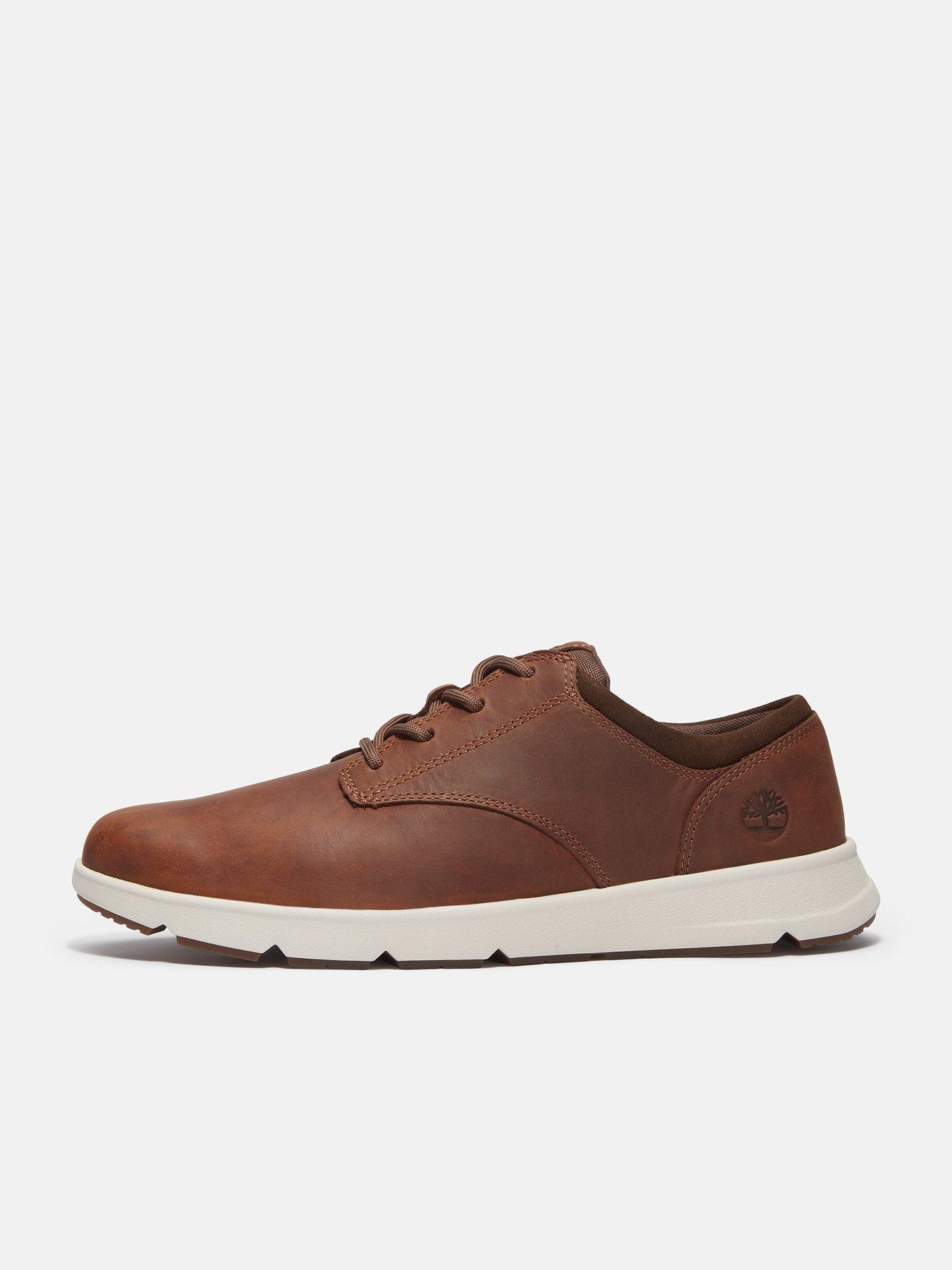  image of timberland-parker-street-leather-lace-sneaker-dark-brown