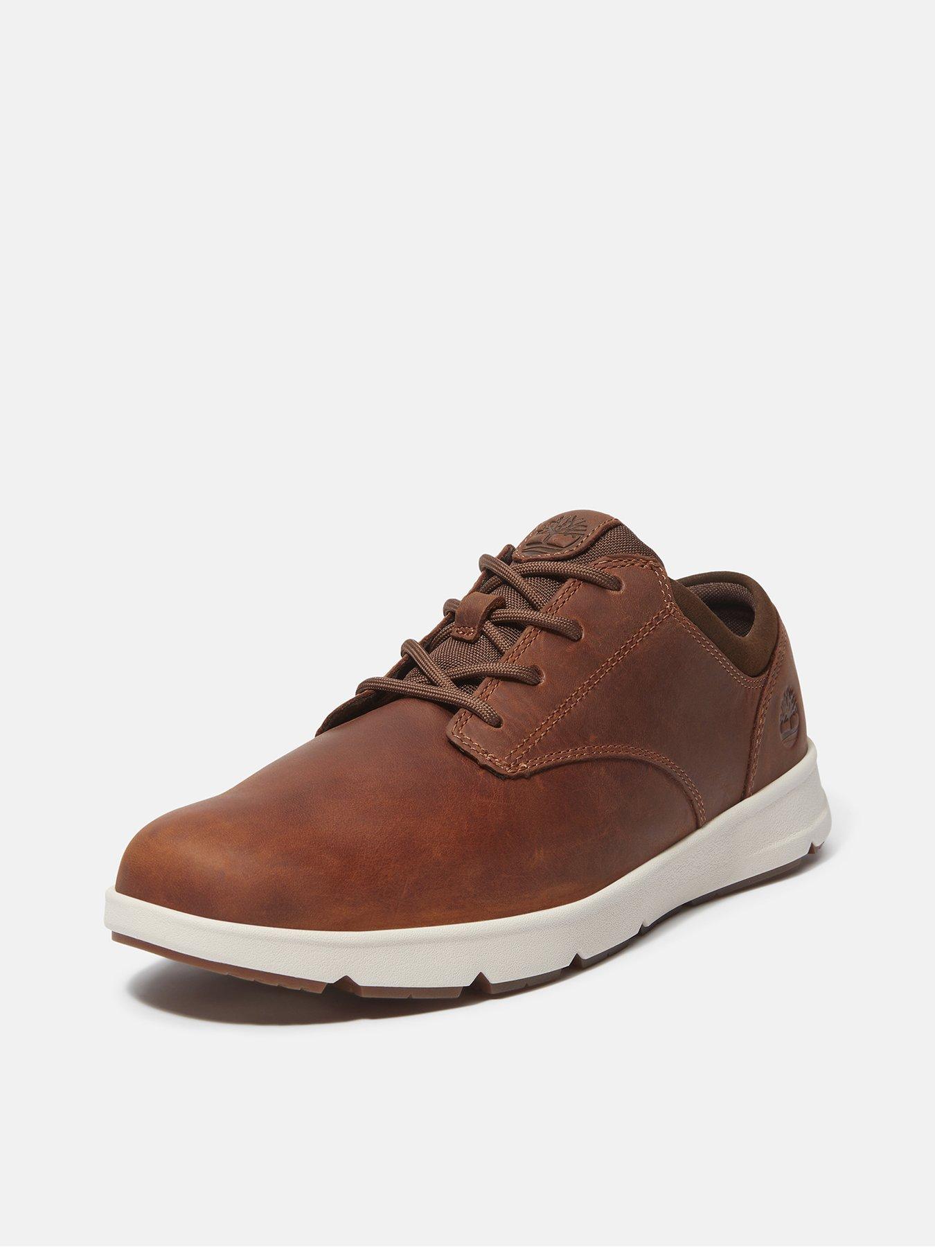 Image 7 of 7 of Timberland Parker Street Leather Lace Sneaker-dark Brown