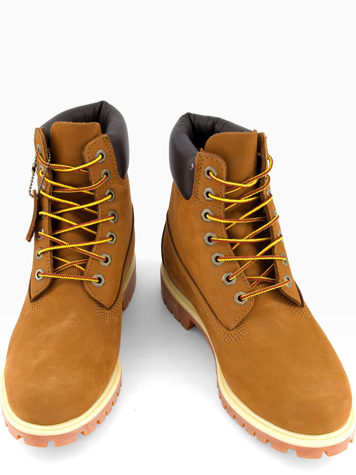Image 3 of 7 of Timberland Timberland Premium 6inch Waterproof Lace Up Boots-light Brown