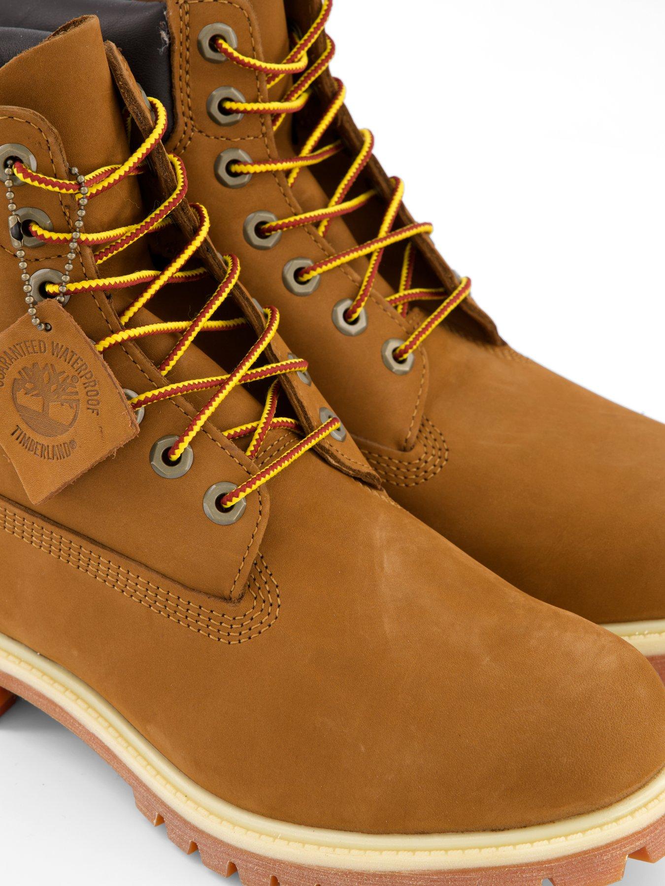 Image 5 of 7 of Timberland Timberland Premium 6inch Waterproof Lace Up Boots-light Brown