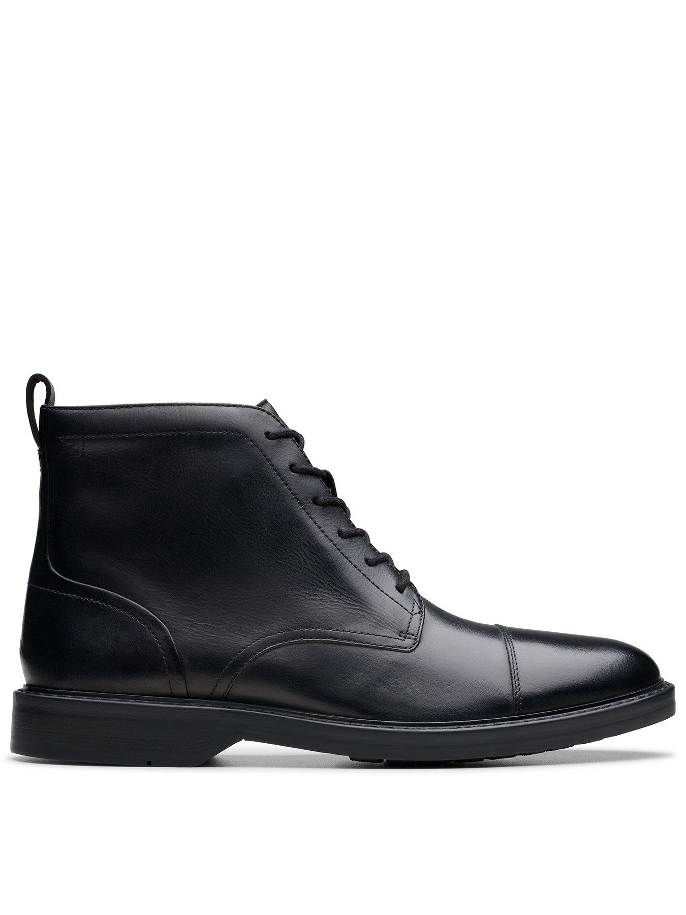 front image of clarks-aldwin-lace-up-ankle-bootsnbsp--black