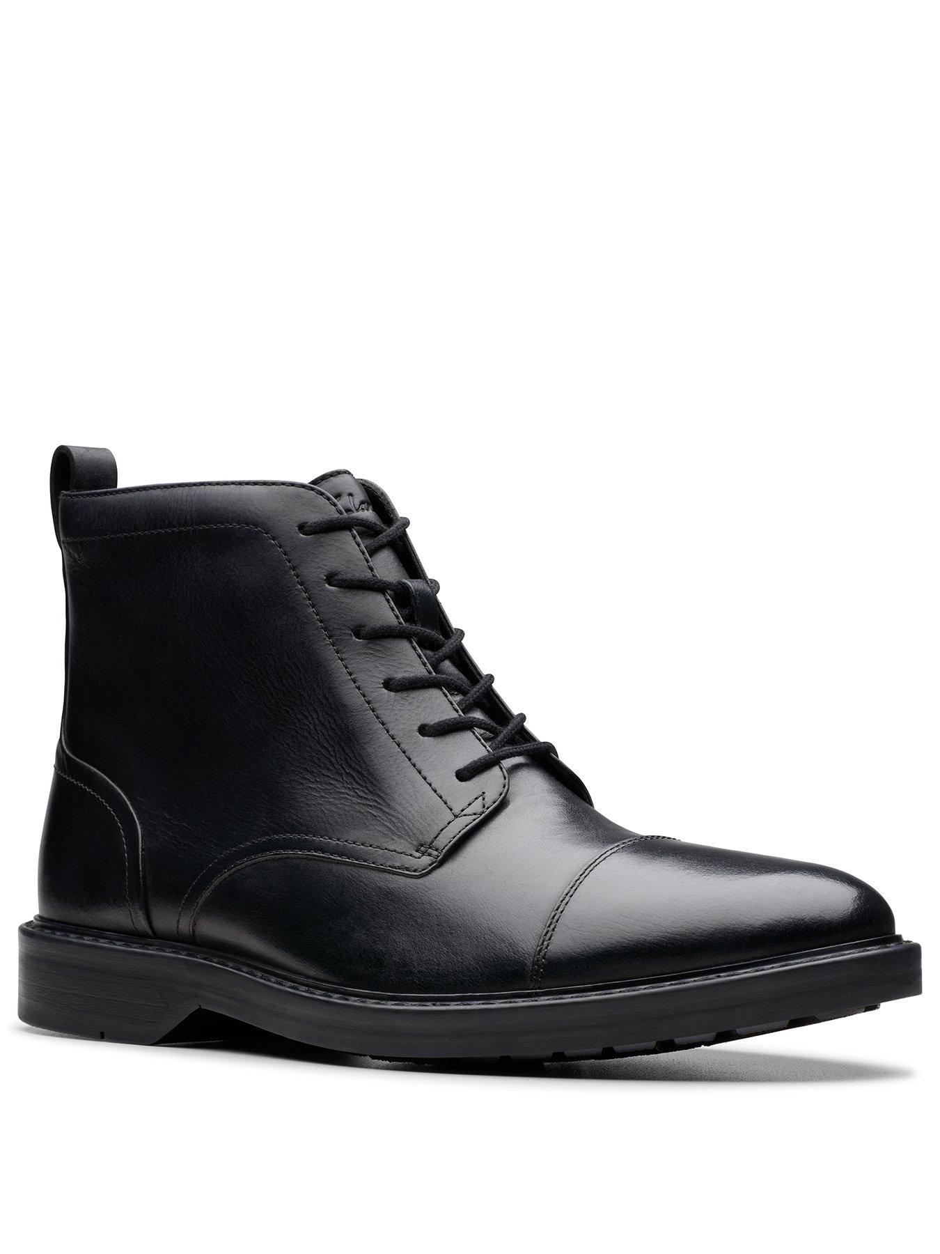  image of clarks-aldwin-lace-up-ankle-bootsnbsp--black