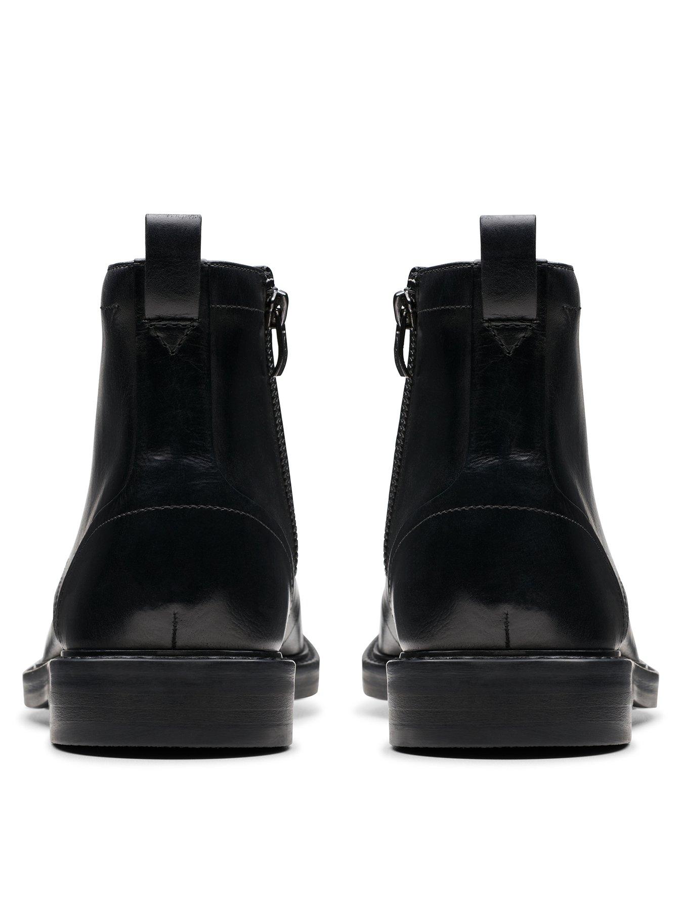  image of clarks-aldwin-lace-up-ankle-bootsnbsp--black