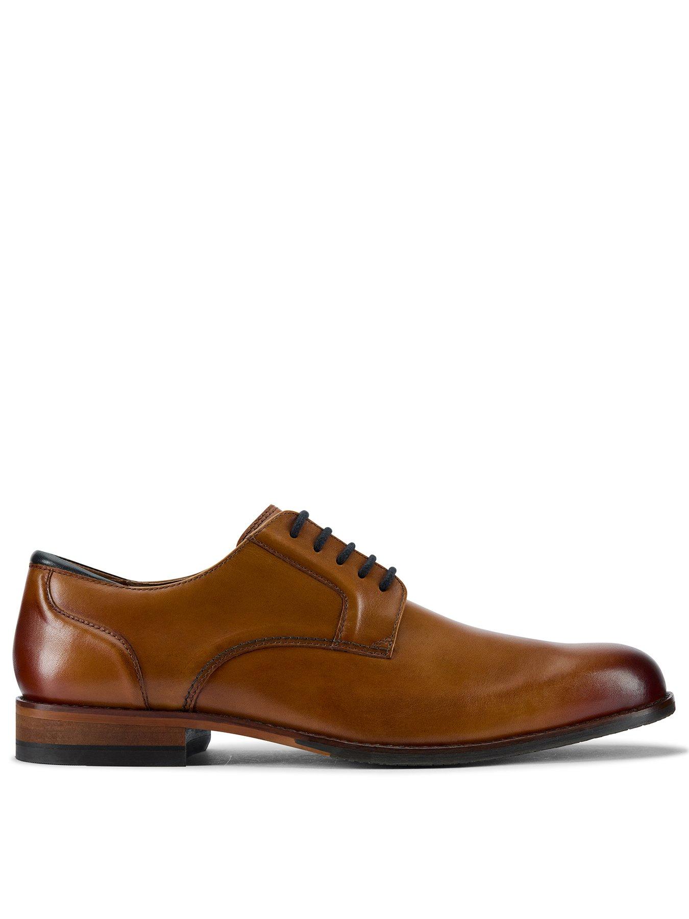  image of clarks-craft-arlo-lace-up-formal-shoes--brown