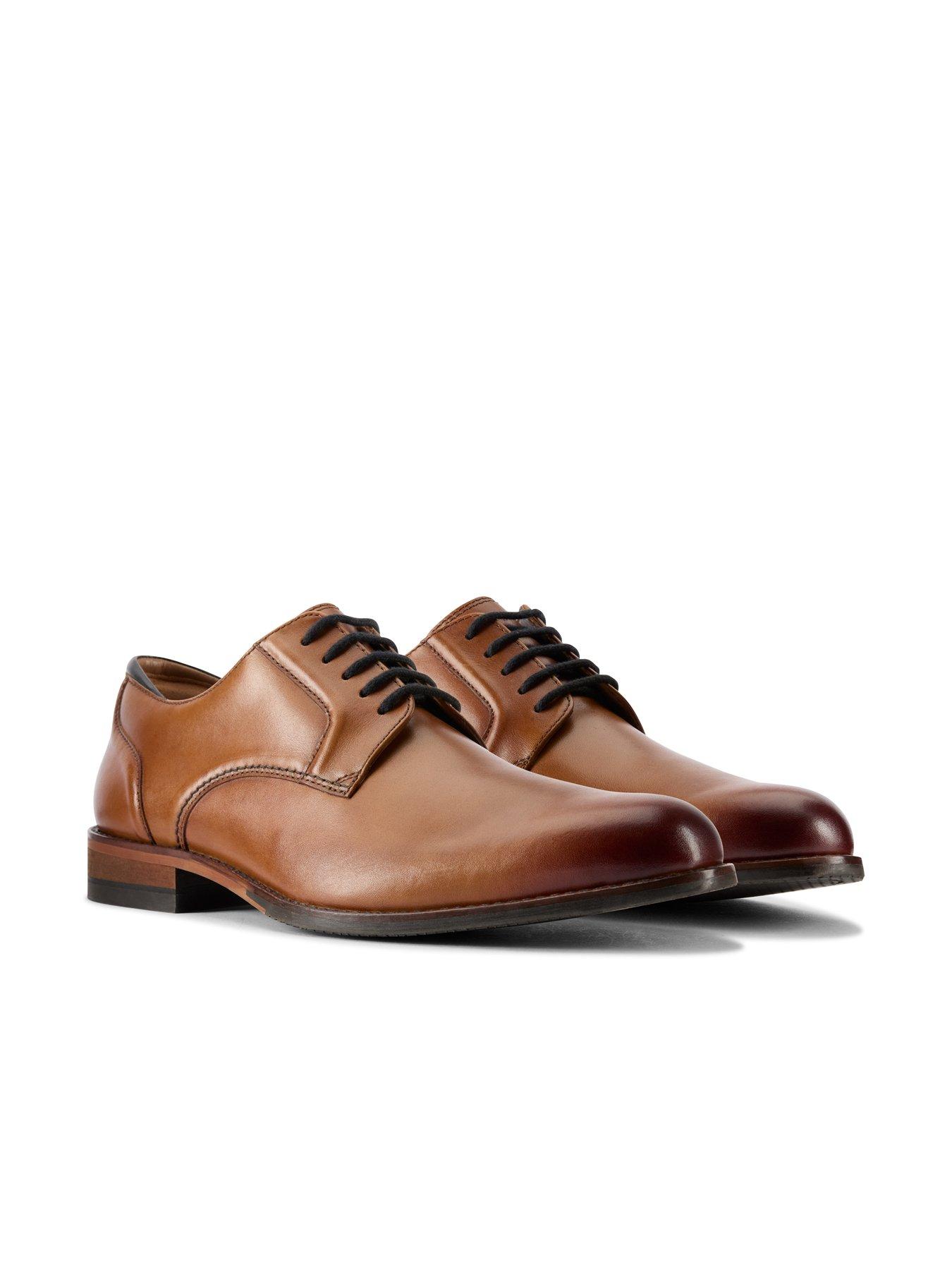  image of clarks-craft-arlo-lace-up-formal-shoes--brown