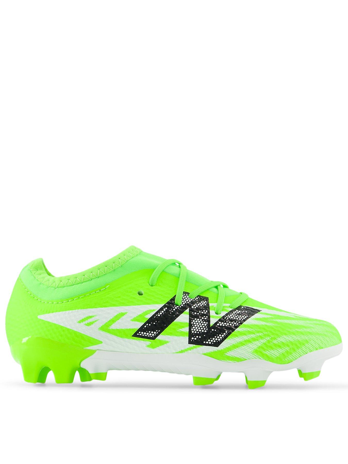 New Balance Junior Furon Team Firm Ground Football Boots - Green