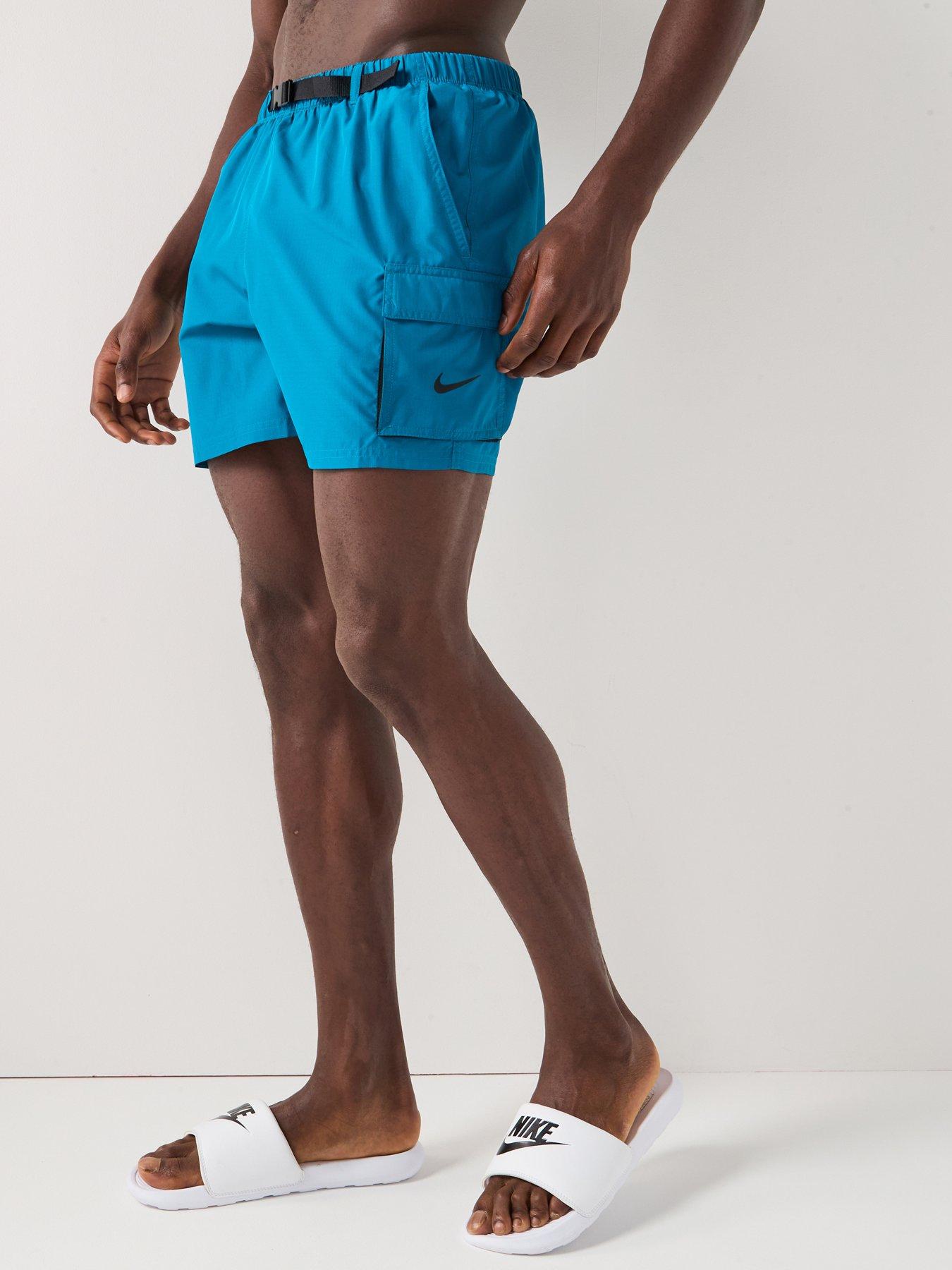 Image 1 of 6 of Nike Mens 5 Inch Volley Swim Short - Green